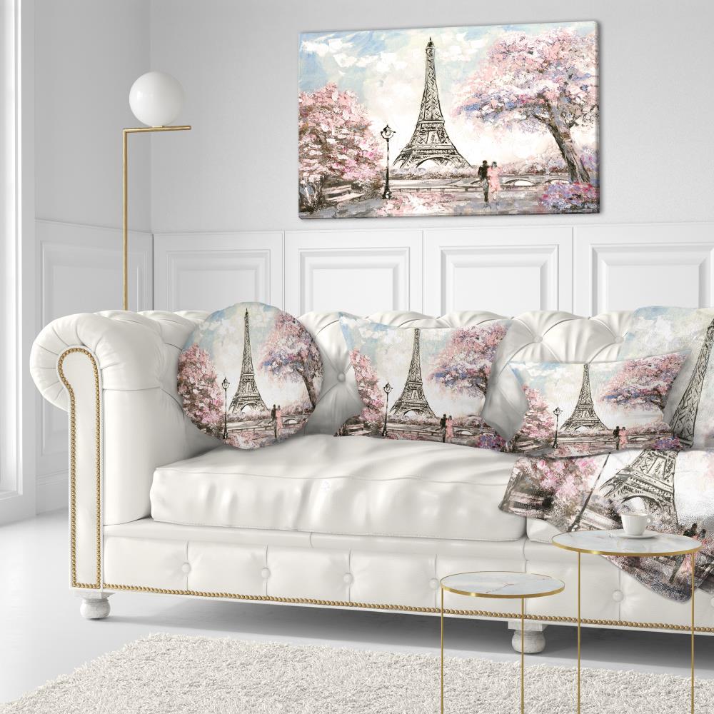 Designart CU15366-12-20 12-in x 20-in Pink Indoor Decorative Pillow
