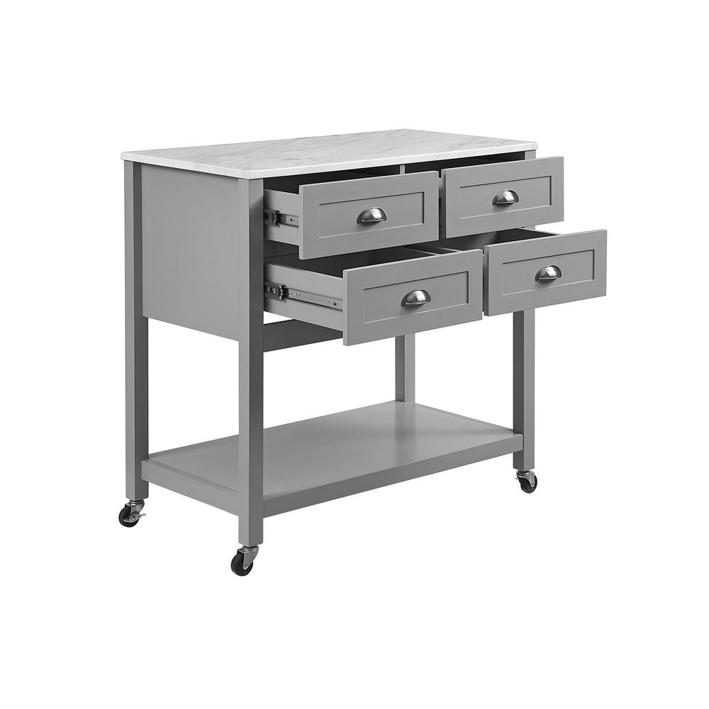 Crosley Furniture CF3036WM-GY Kitchen-Furniture - View #4