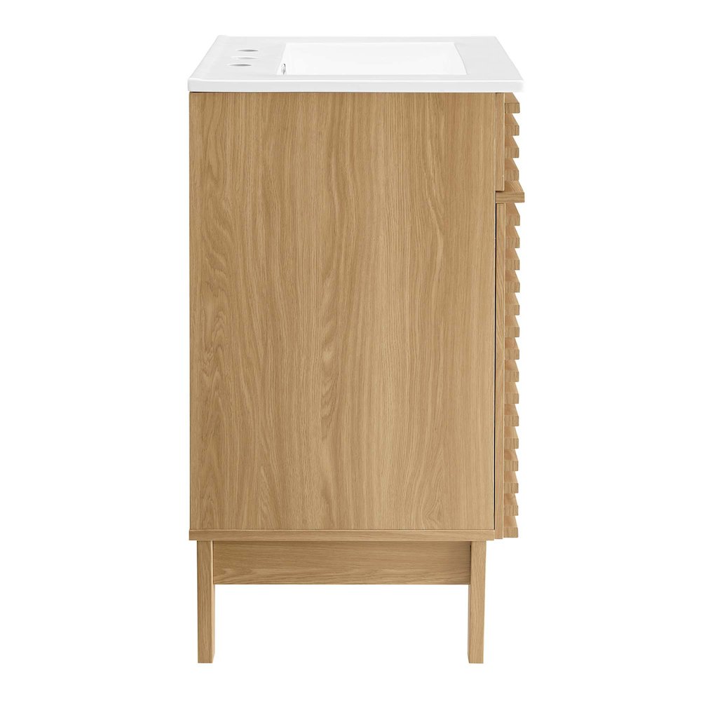 Modway EEI-3860-OAK-WHI Bath-Vanity-Combo - View #2