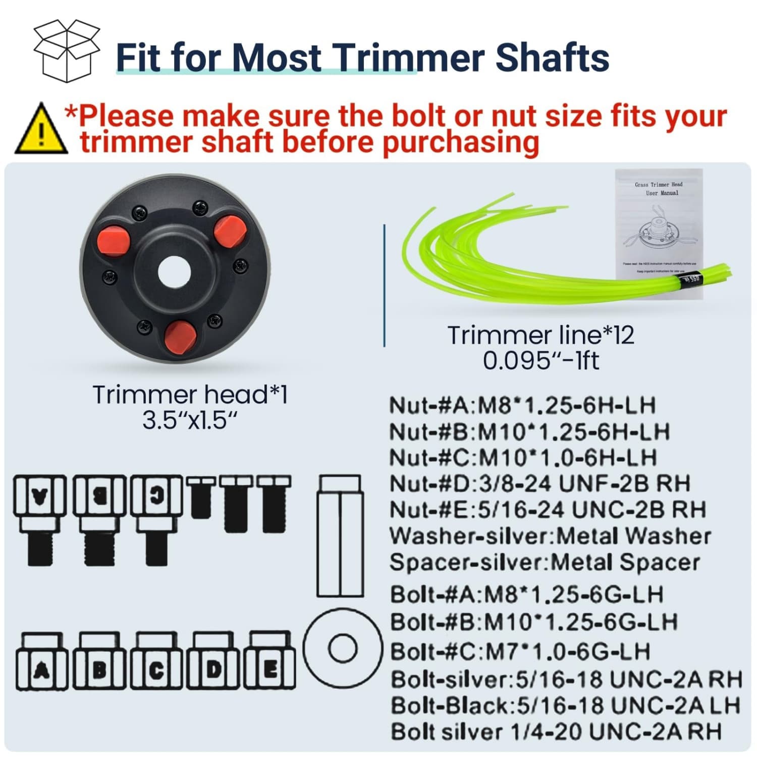 Angel Sar L2MMA57STH4 String-Trimmer-Replacement-Heads - View #3