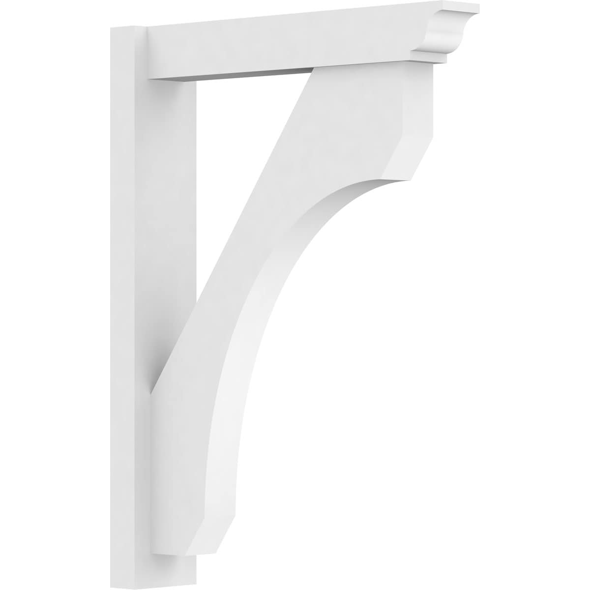 Ekena Millwork OUTP05X24X32LEC01 5-in W X 24-in D X 32-in H Legacy Architectural Grade PVC Outlooker with Traditional Ends