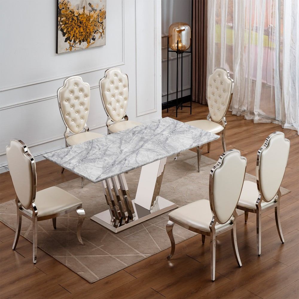 Coolbibila SAYLOR-TABLE-GRAY Dining-Tables - View #7