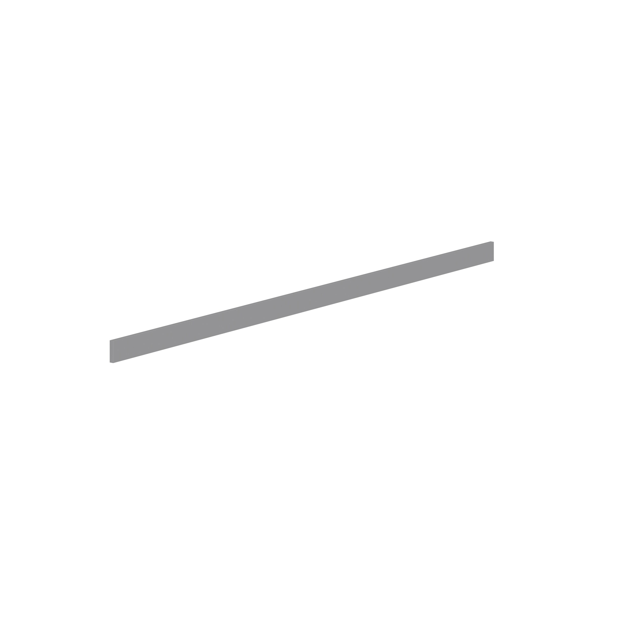 Hugo&Borg DSF396-BM Beaumont Cabinet Fill Strip 3-in W x 96-in H x 0.63-in D Slate Gray