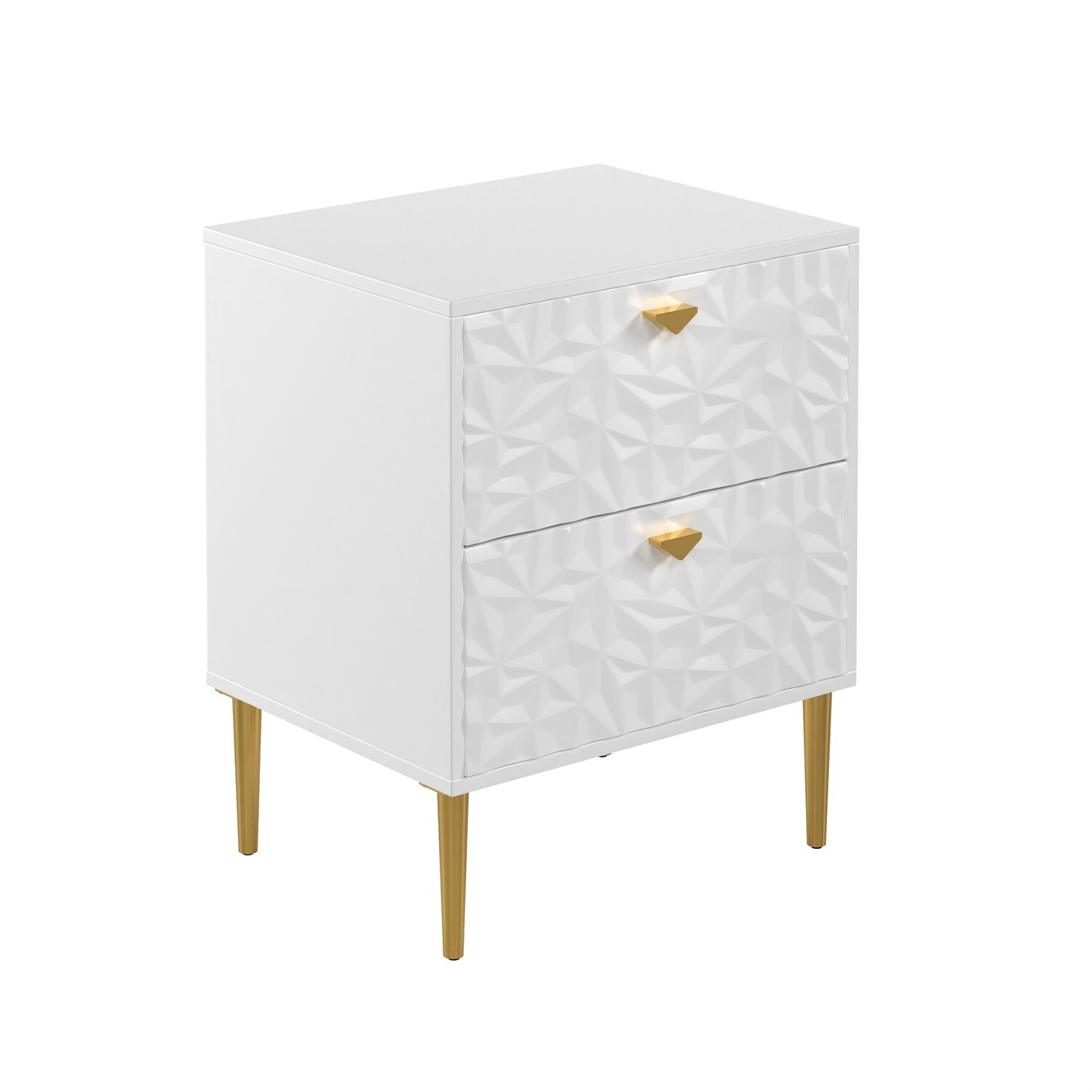 Mondawe MO-JH052-013WH White Nightstand