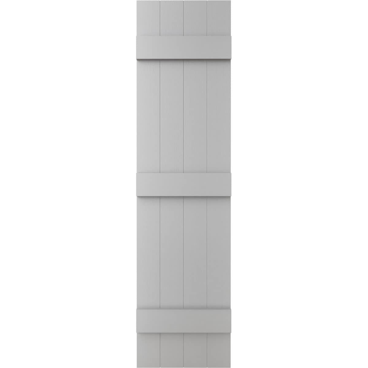Ekena Millwork LJ4S14X07500PG 14-in W x 75-in H Paintable Paintable/Stainable Board and batten Exterior Shutters ( 2 -Pack )