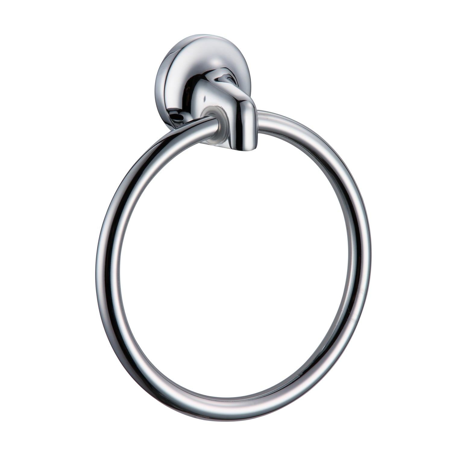 Design House 558106 Alta Bay Polished Chrome Wall mount Single Towel Ring
