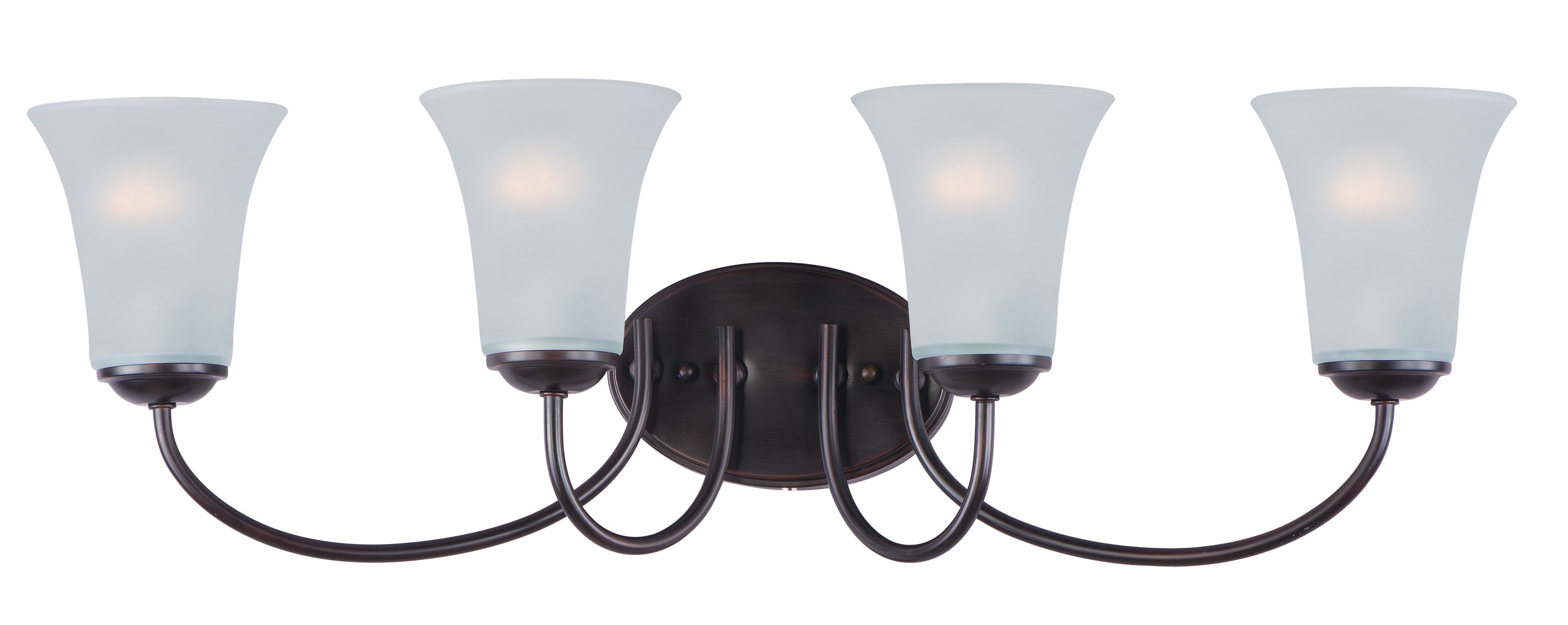 Maxim Lighting 10054FTOI Logan 28-in 4 -Light Oil-rubbed Bronze Modern/contemporary Vanity light
