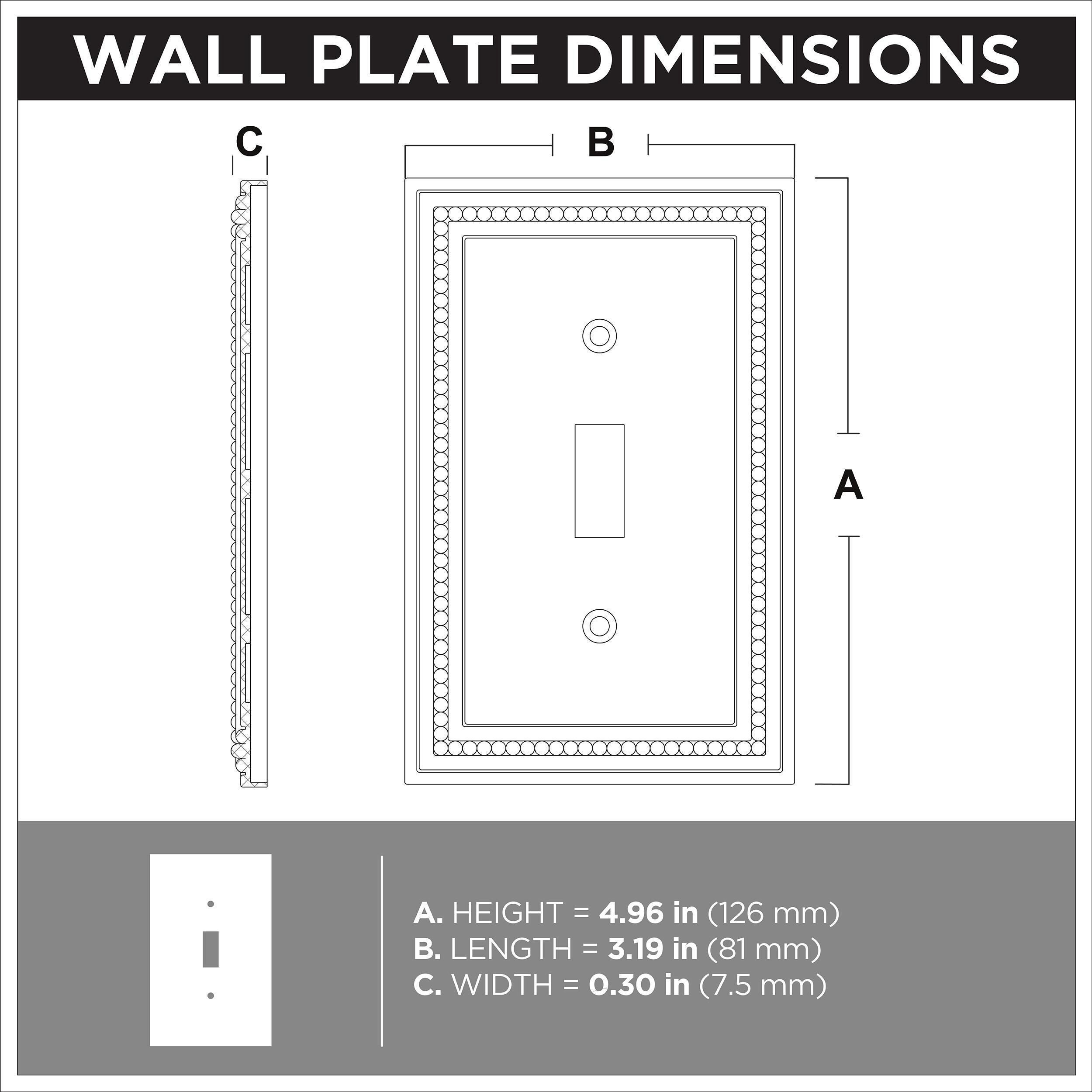 allen + roth 64411-VBR-KT Electrical-Wall-Plates - View #8