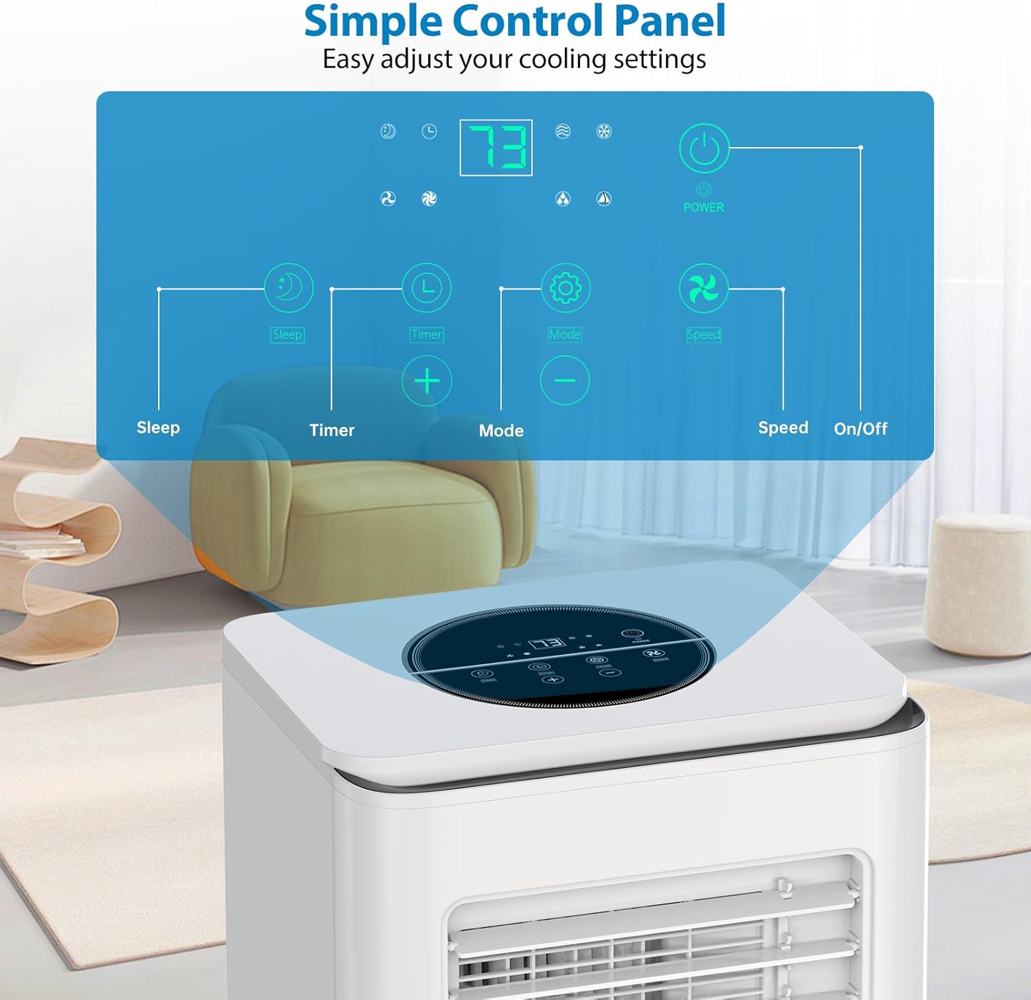 Qeetex ZYS-PHO-10G2TS7T Portable-Air-Conditioners - View #3