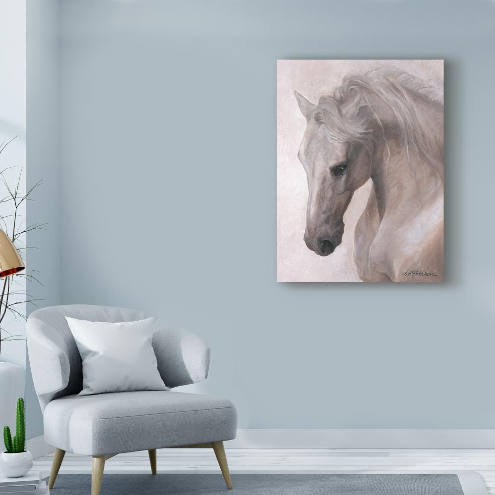 Trademark Fine Art Framed 47-in H X 35-in W Animals Print On Canvas At 