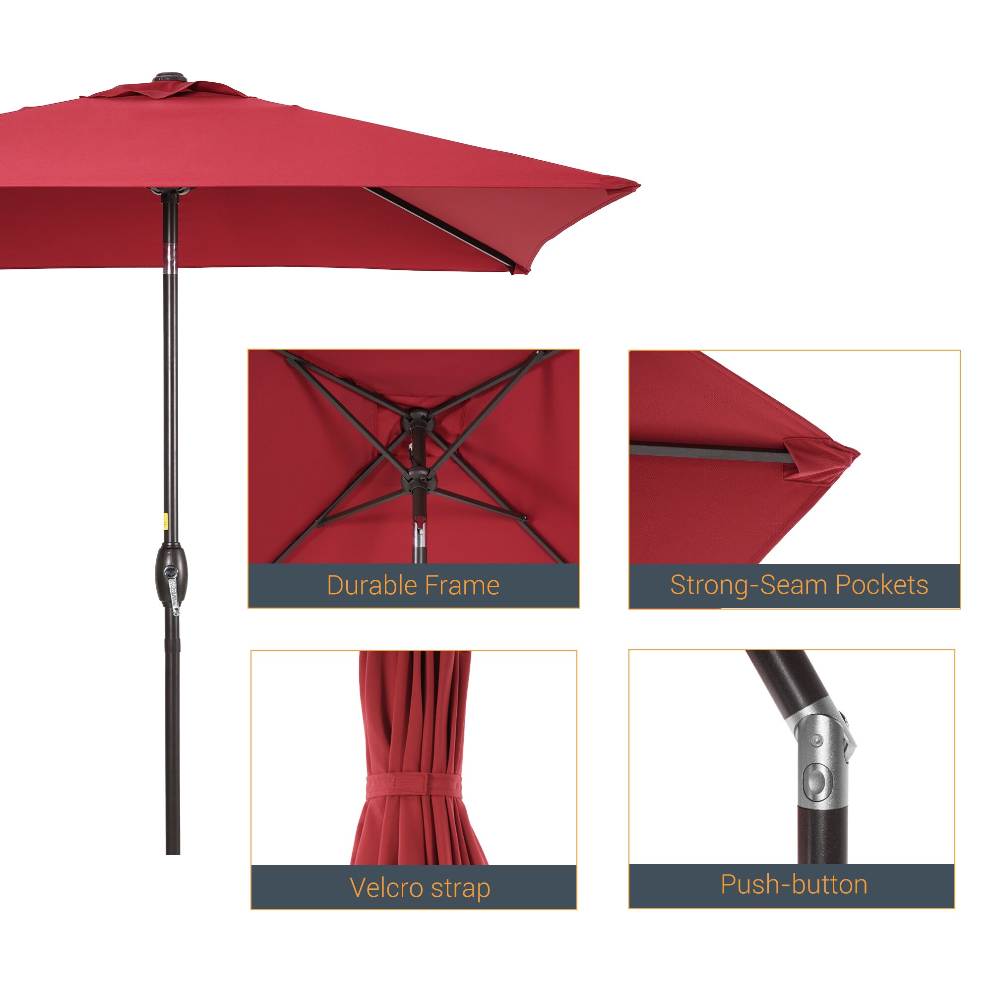 Sonkuki SD-CX-6565RD Umbrellas-2 - View #3