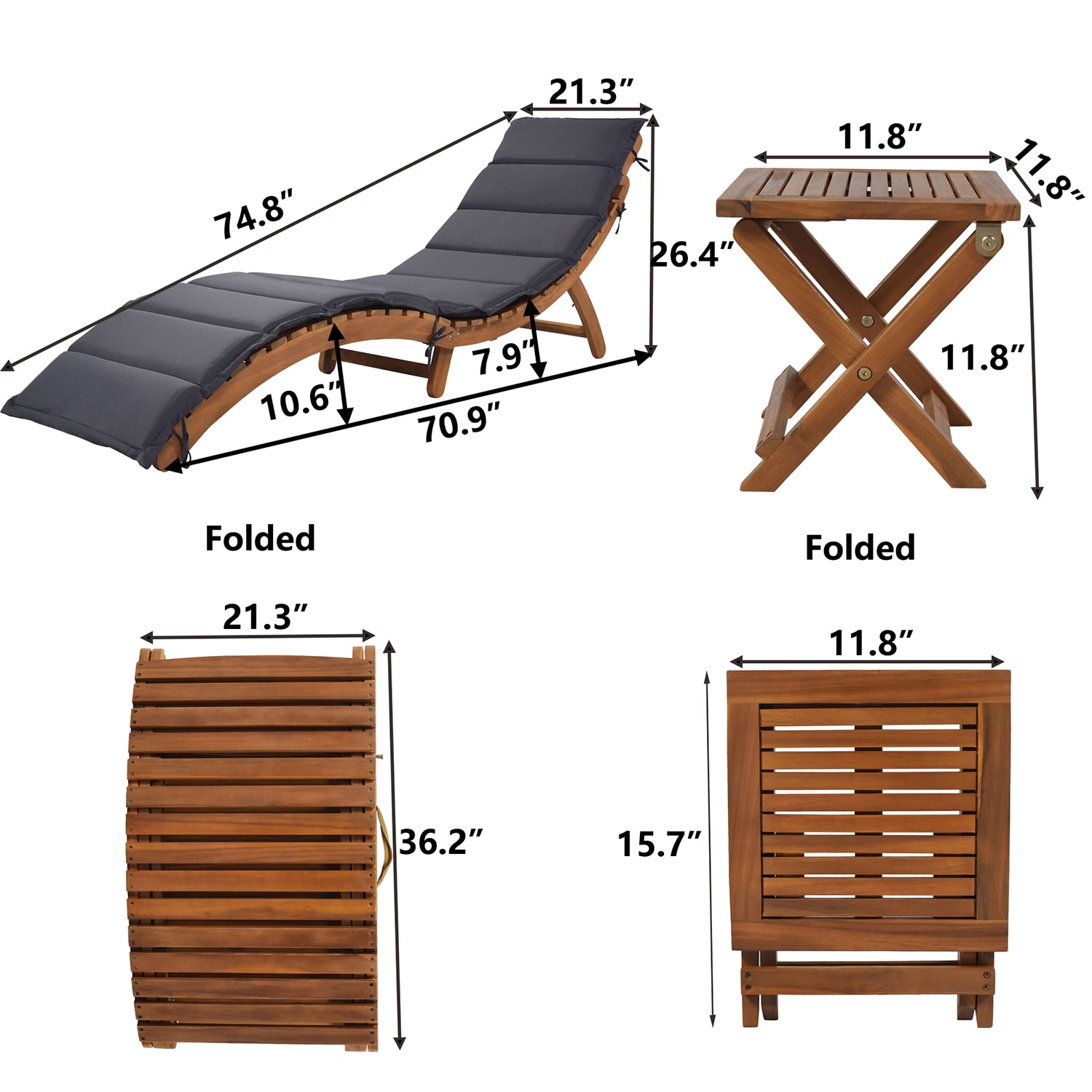Bybafun YA0100051 Patio-Conversation-Sets - View #3