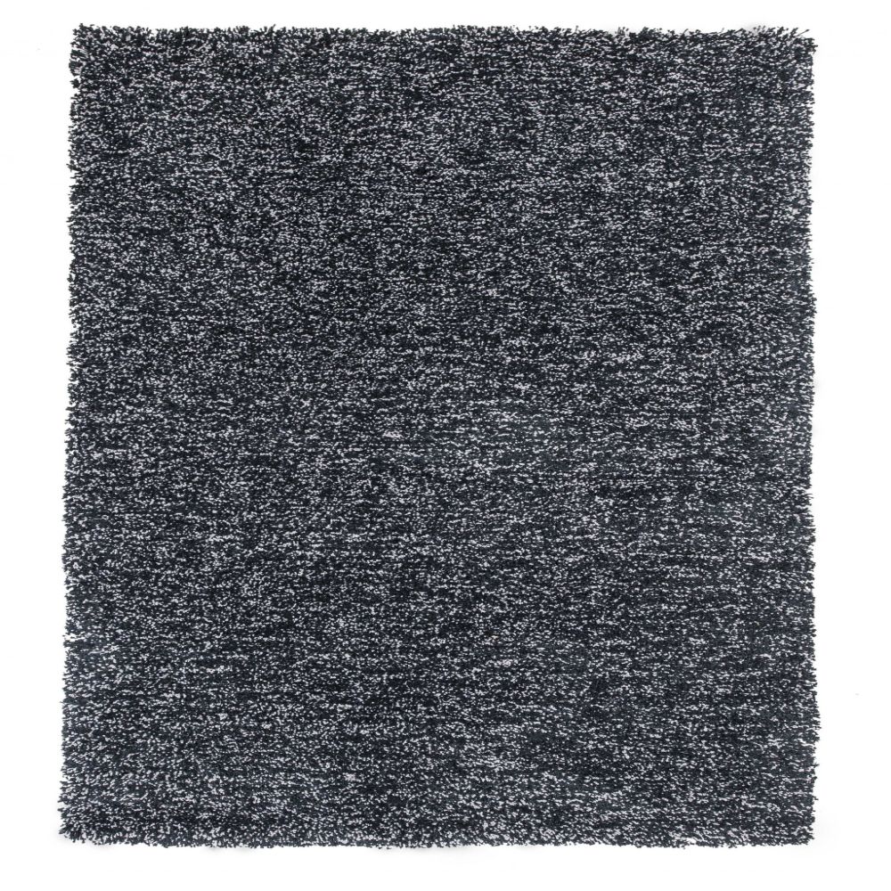 HomeRoots 353917 Bernadette 3 x 5 Rag Black Indoor Distressed/Overdyed Area Rug