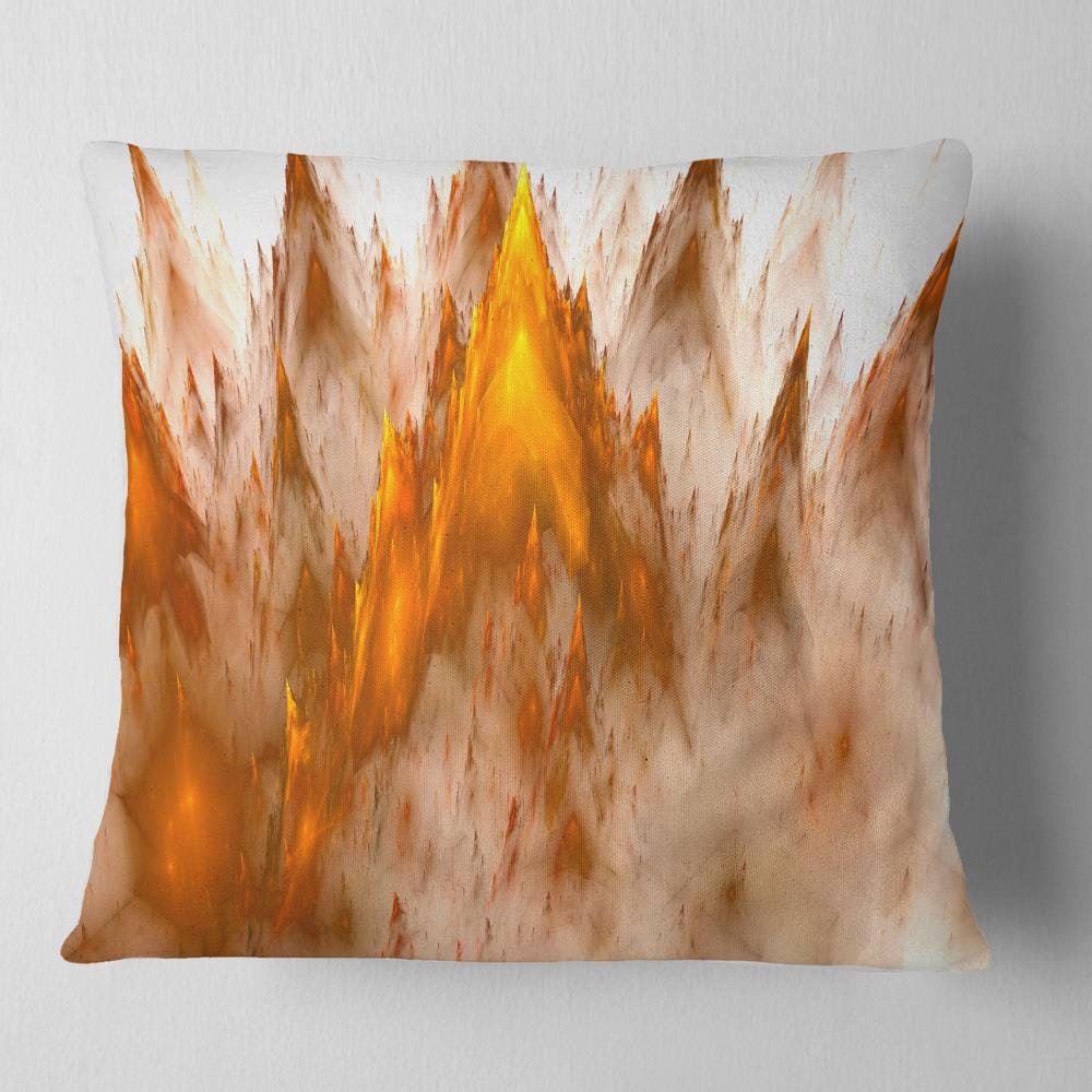 Designart CU16158-18-18 18-in x 18-in Brown Indoor Decorative Pillow