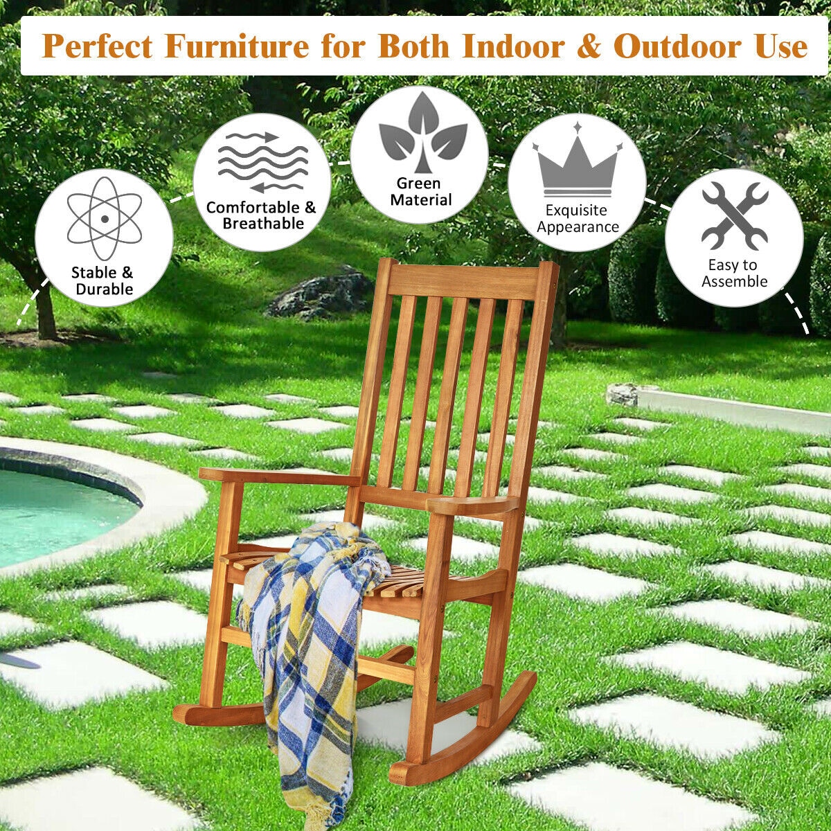 Forclover HBV-0110NA Patio-Chairs - View #4