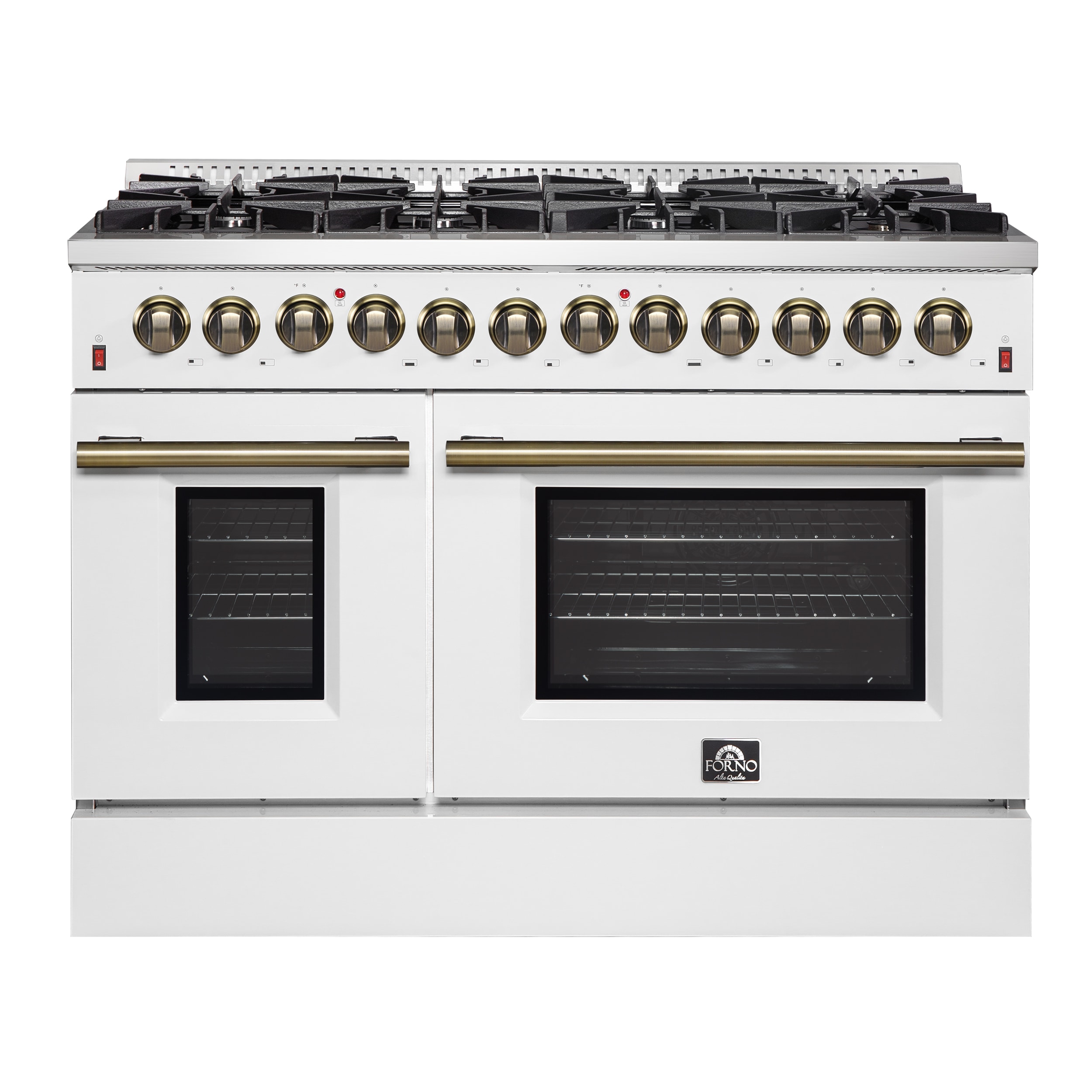 Double Oven Dual Fuel Ranges Appliance Color/Finish White