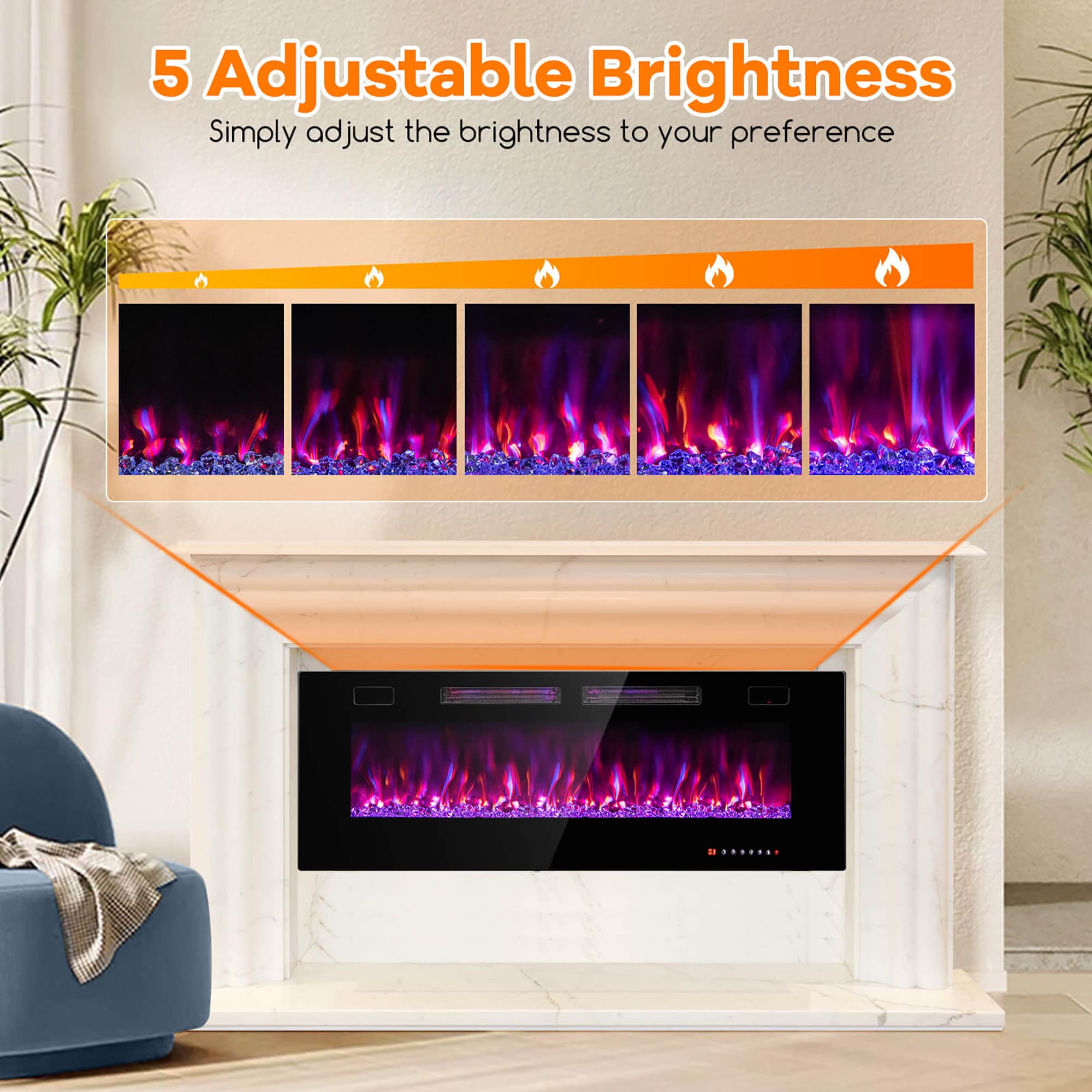 Goplus FP10235US-50 Electric-Fireplaces - View #6