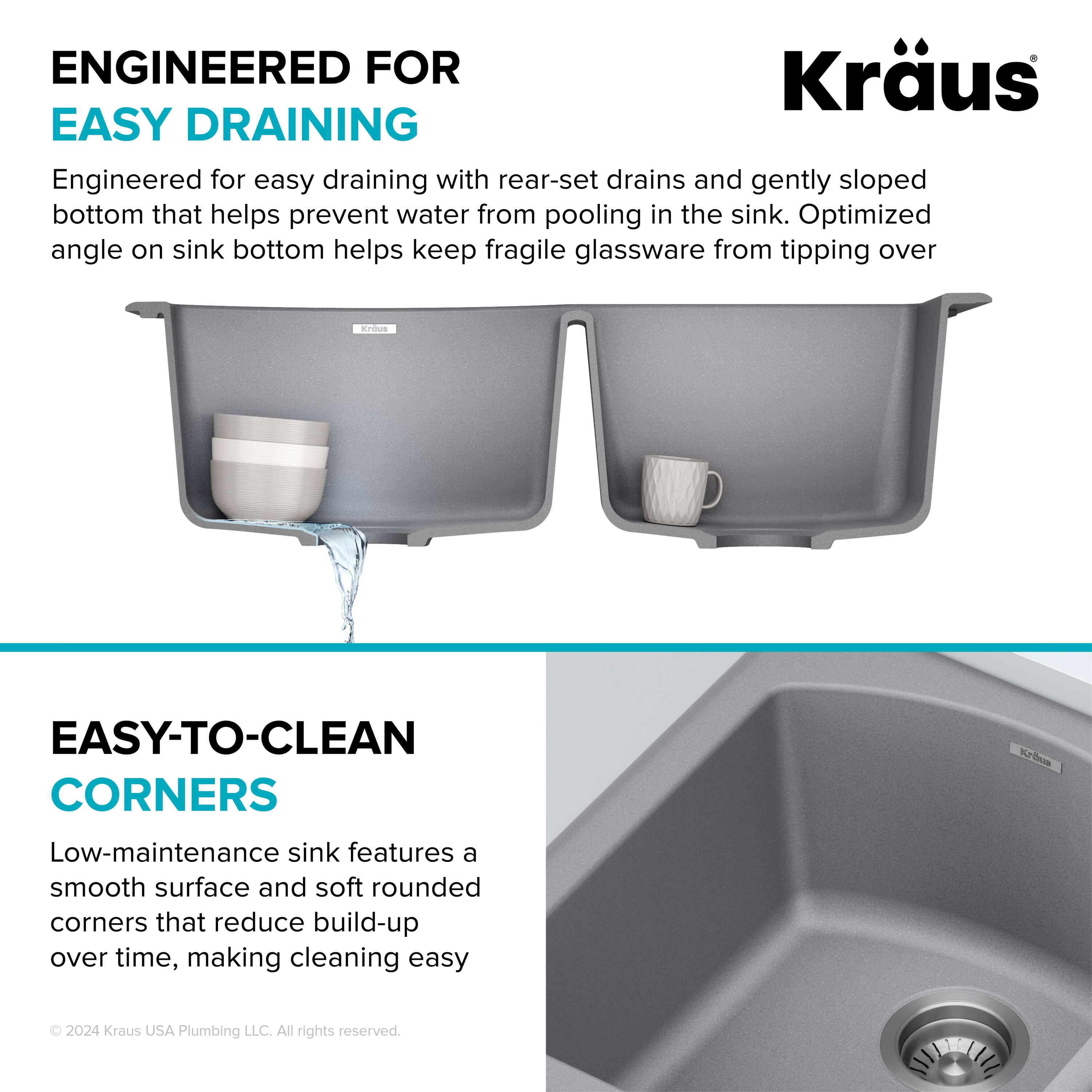 Kraus KGD-50GREY Kitchen-Sinks - View #10