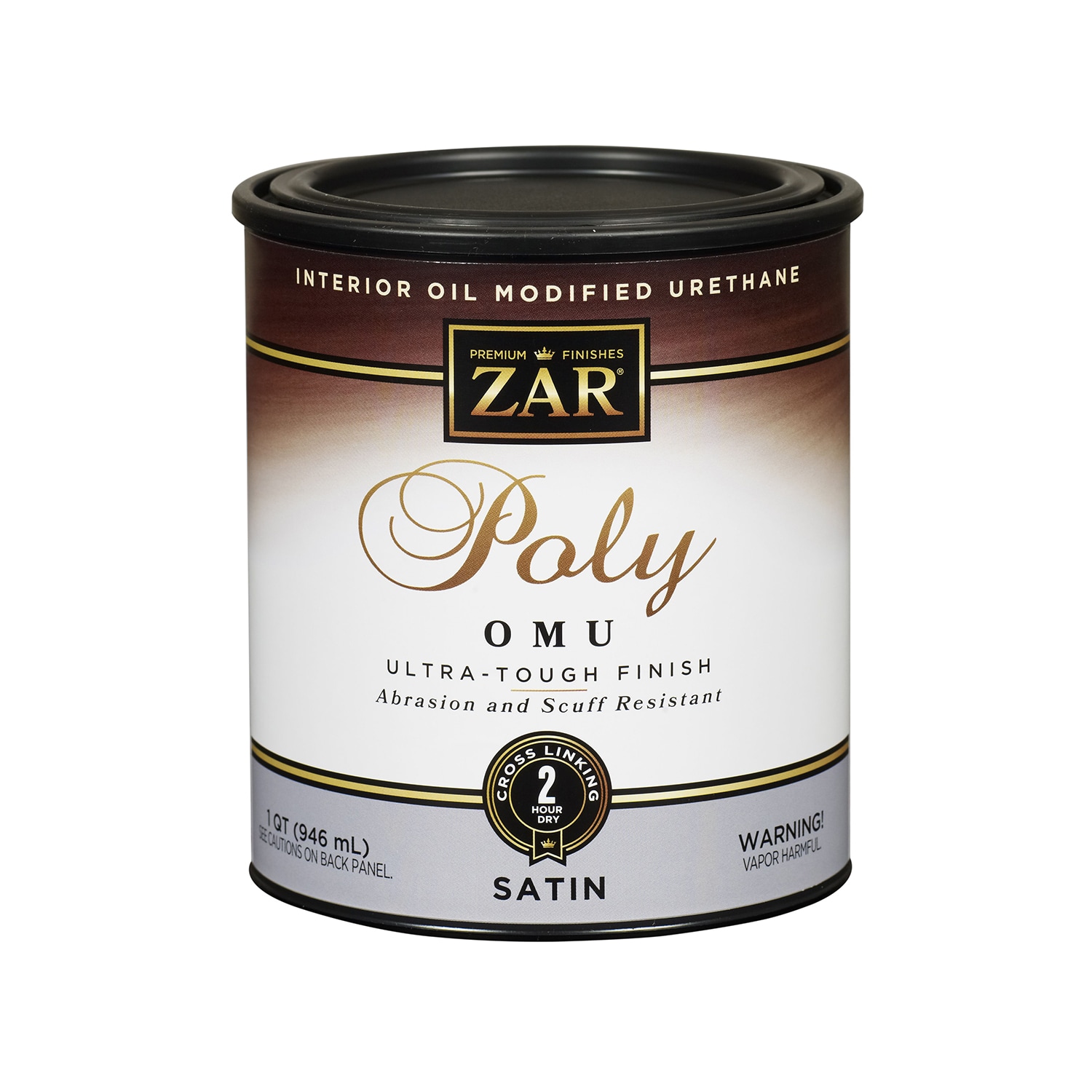 ZAR  Ultra Max Satin Clear Water Based Polyurethane 1 qt