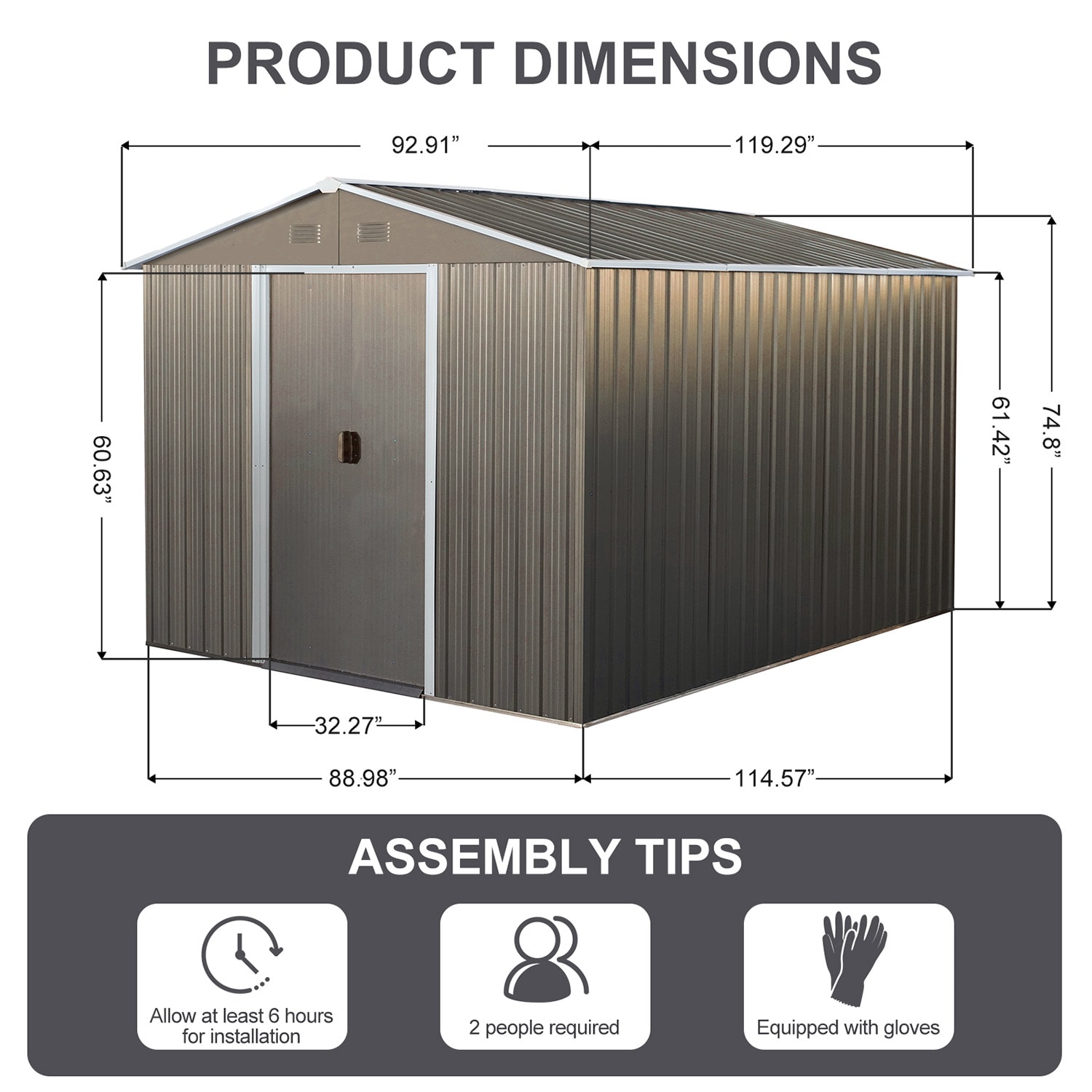 GZMR GZ-21S0004 Metal-Storage-Buildings-Sheds - View #11