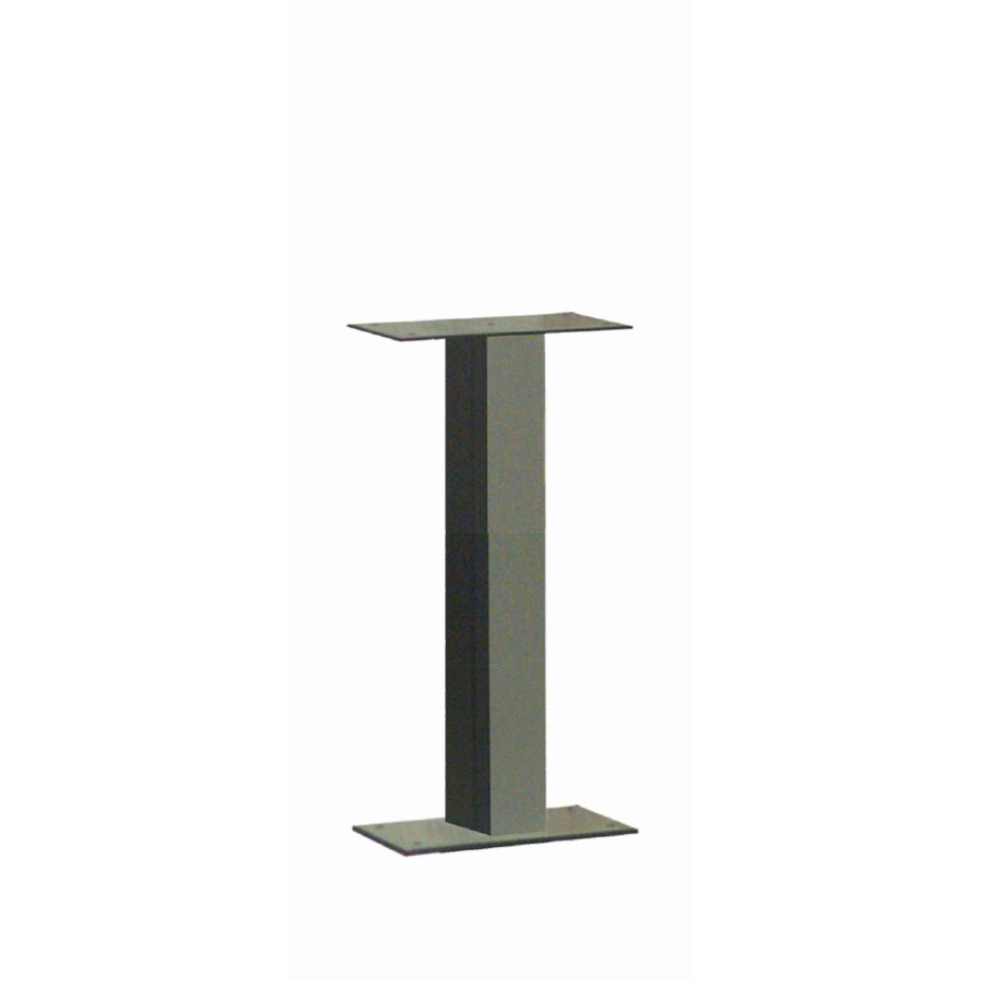 Architectural Mailboxes Brown Steel Concrete Pad with Base Bracket Mount Mailbox Post
