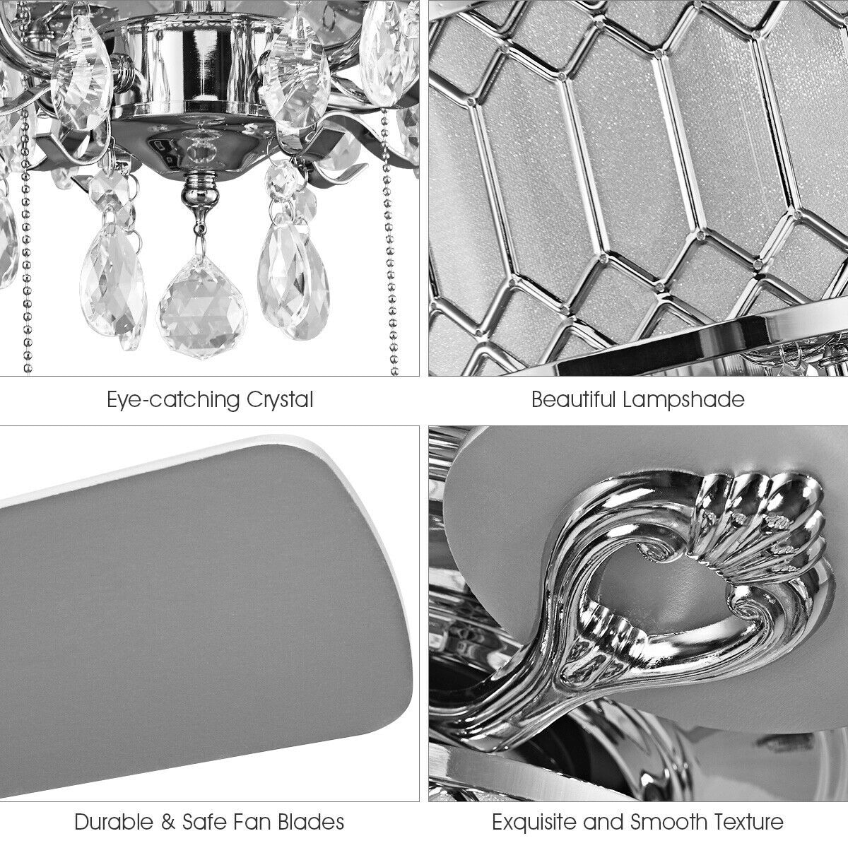 WELLFOR DZJ24375SL Ceiling-Fans - View #3