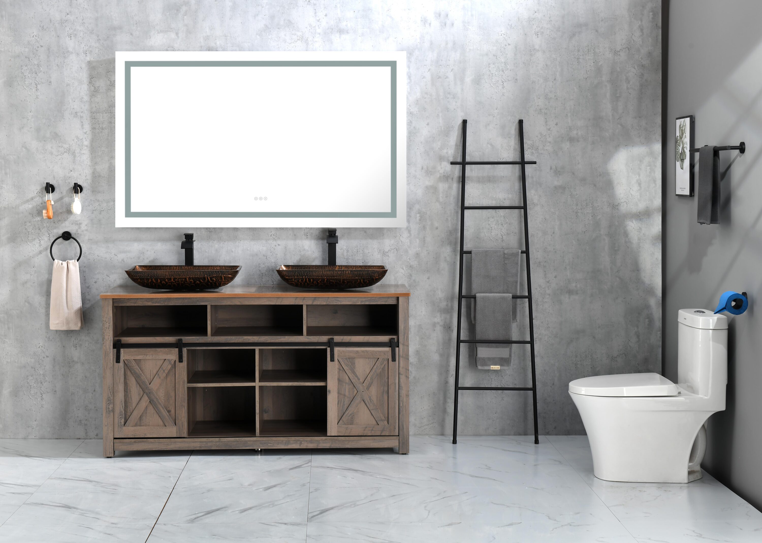 Vacolite KP-6048DH-218 Framed-Bath-Mirrors - View #11