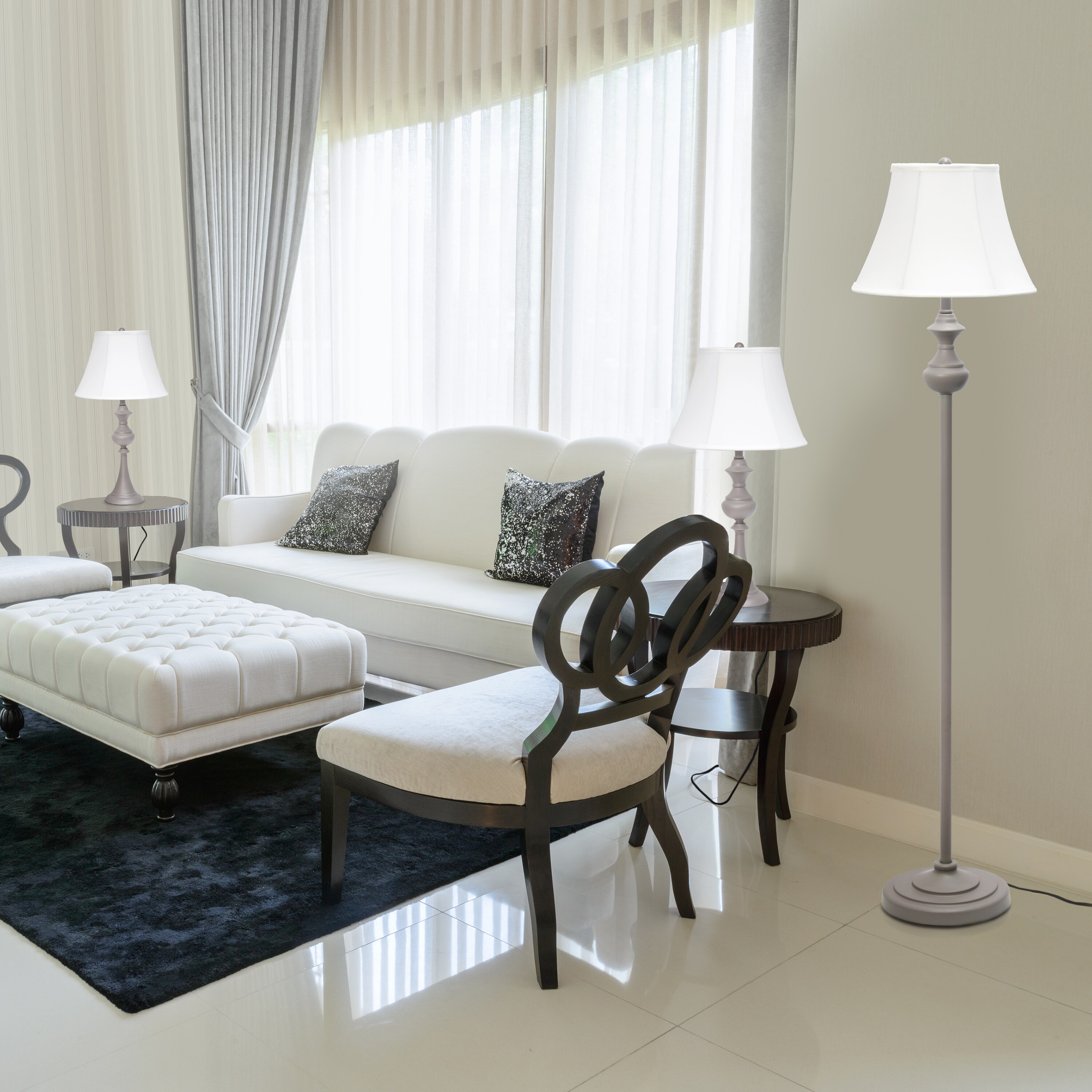 Elegant Designs LC1019-GRY Lamp-Sets - View #9