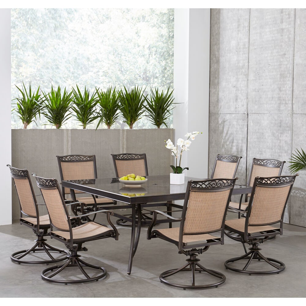 Hanover FNTDN9PCSWSQG Patio-Dining-Sets - View #5
