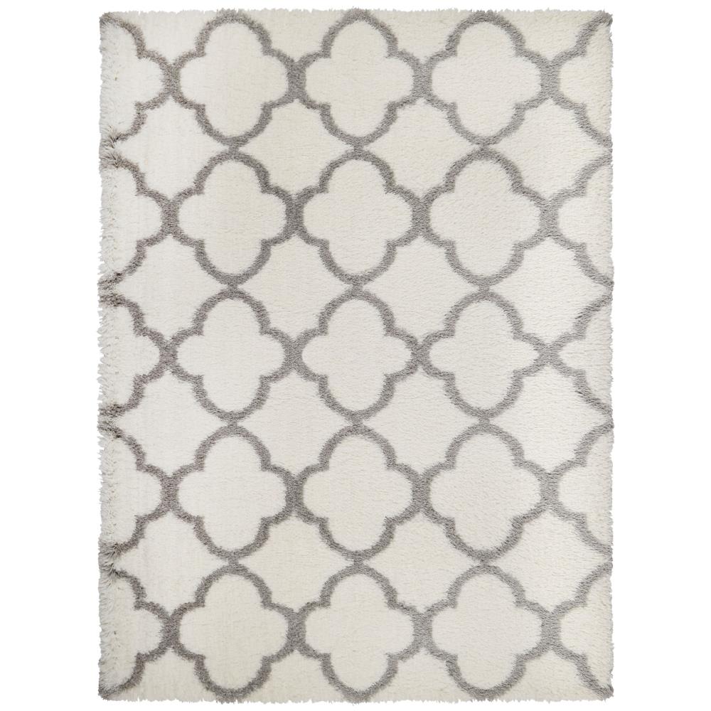 Home Dynamix 1-7859-134 Ventura Roslin 8 x 10 Ivory Indoor Trellis Farmhouse/Cottage Area Rug