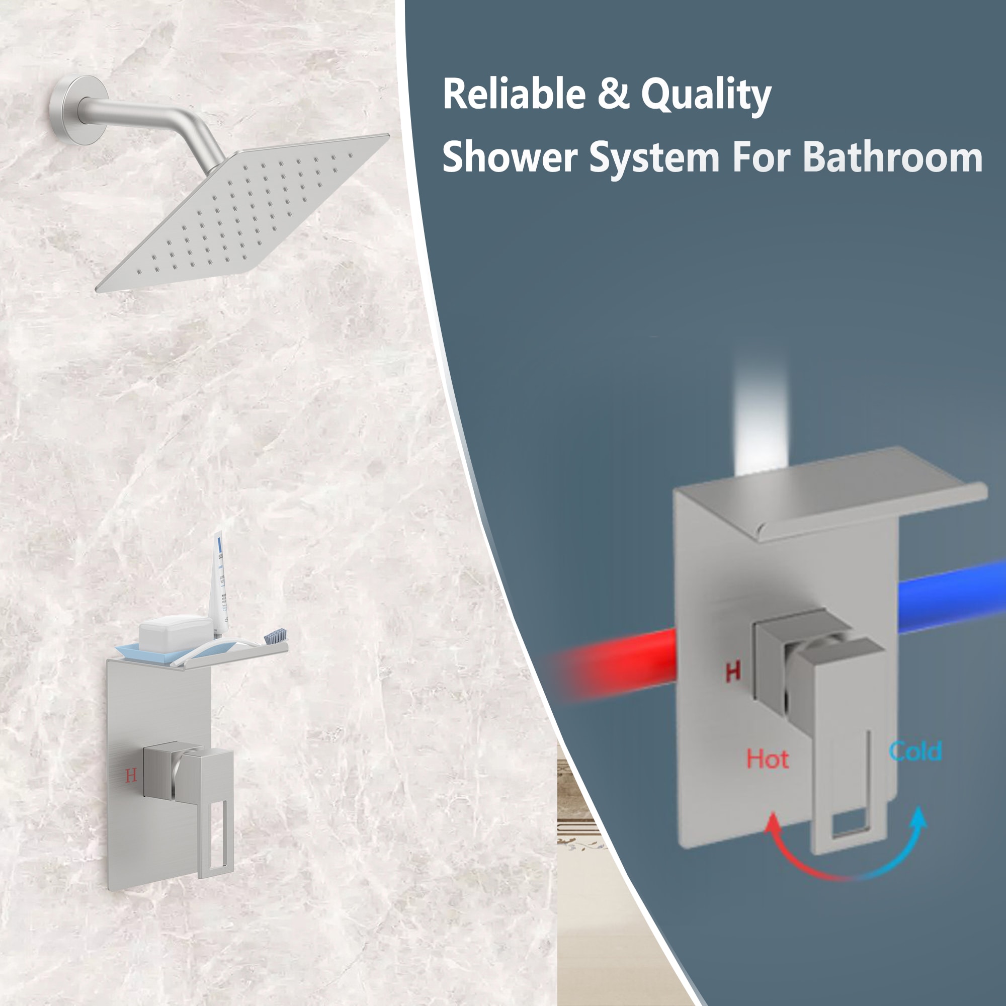 WELLFOR WA15014NS02 Tub-Shower-Faucets - View #7