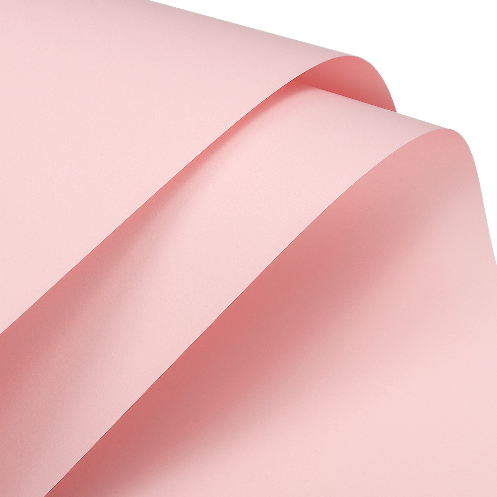 Unique Bargains Pearlescent Film Flower Wrapping Paper 22.8x22.8 Inch Waterproof for DIY Crafts Gift/Gift Box Packaging Cherry Pink Pack of 20