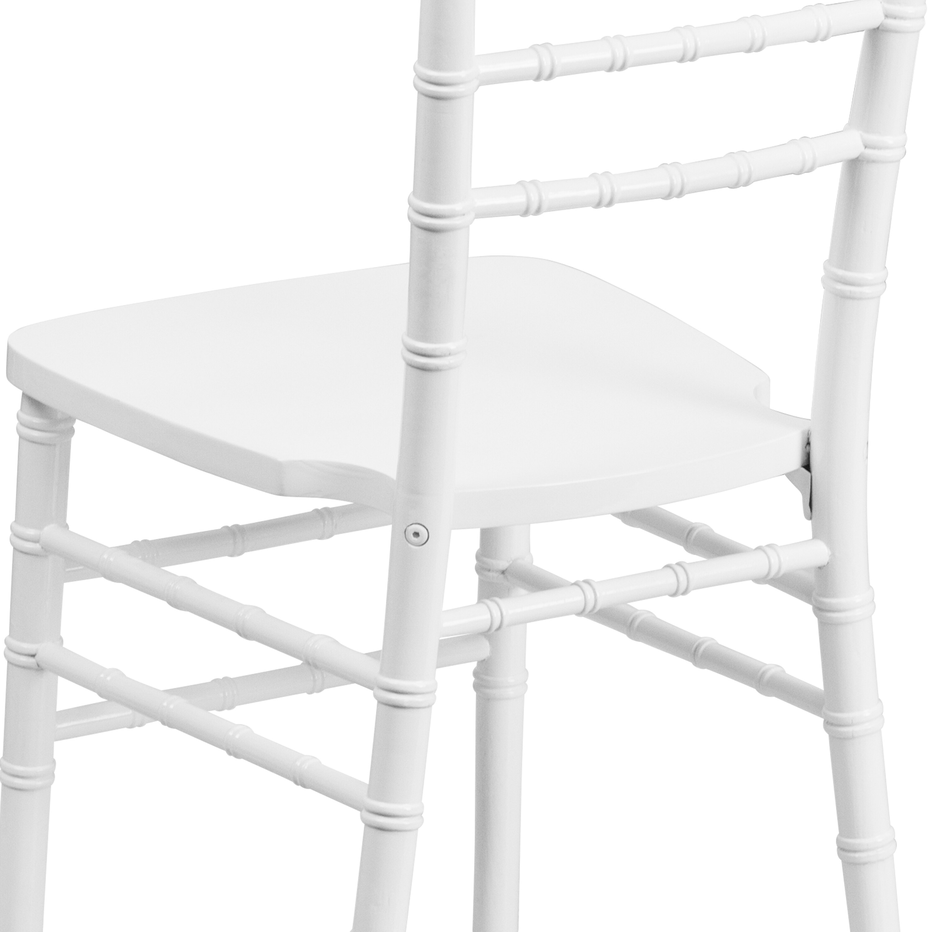Elegant White Wood Chiavari Banquet Chair