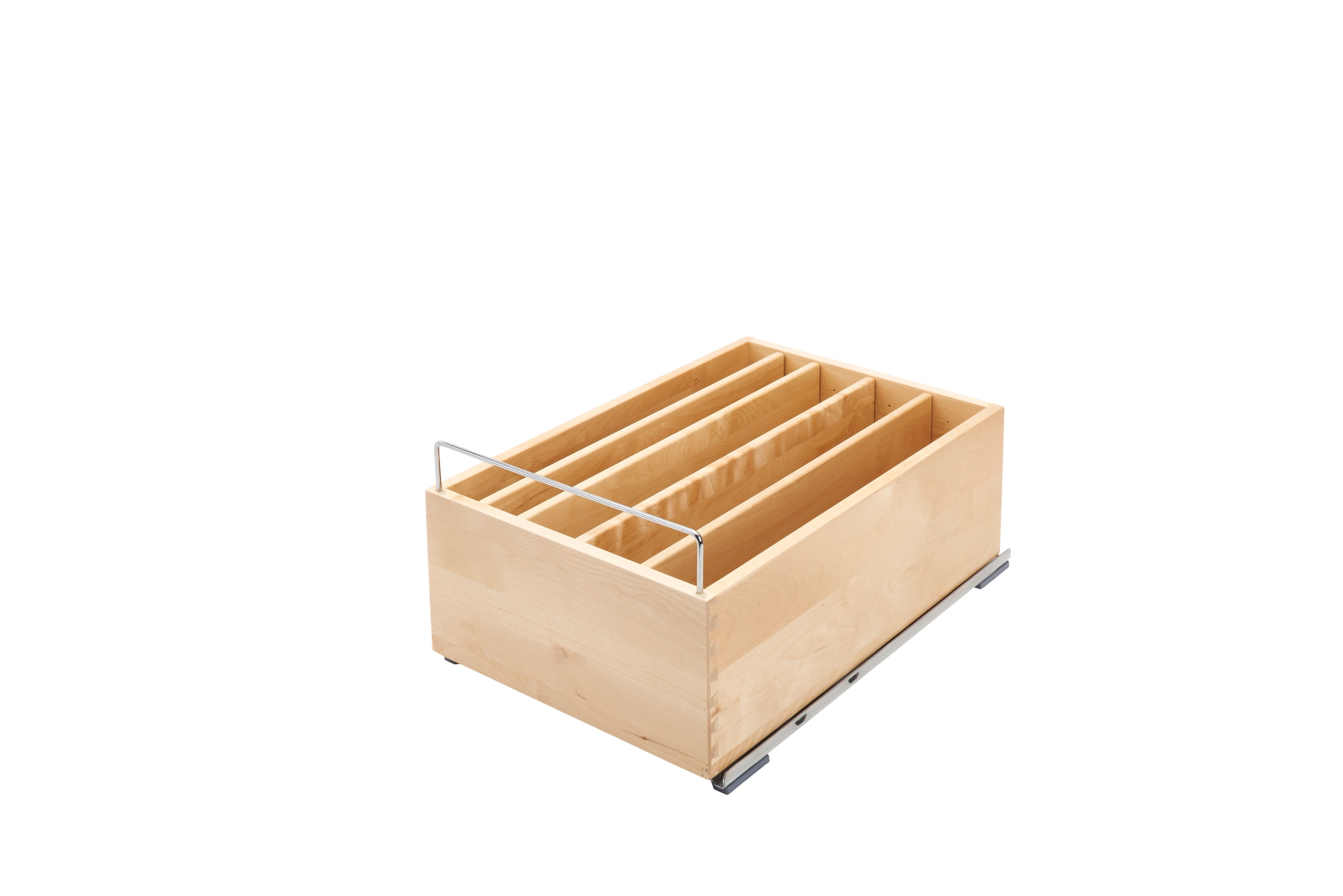 Rev-A-Shelf 4CDS-18SC-1 4CDS Series 14.5-Inches W x 10.5-Inches H x 22.09-Inches D Cabinet-mount Light Brown Wood Soft Close Pull-out Bakeware organizer