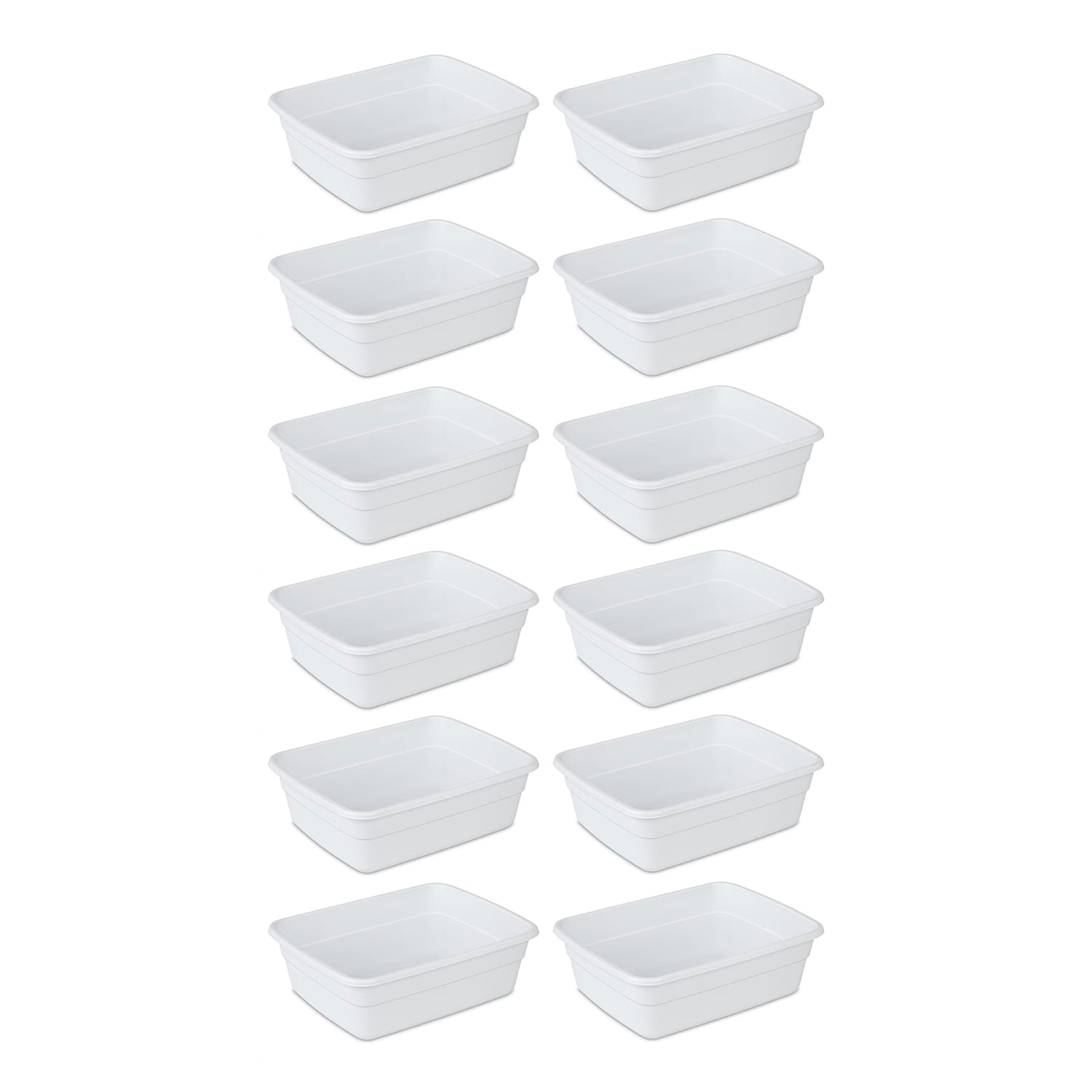 Sterilite 267177 10.2-Inches W x 14-Inches L x 4.5-Inches H Plastic Dish wash bin