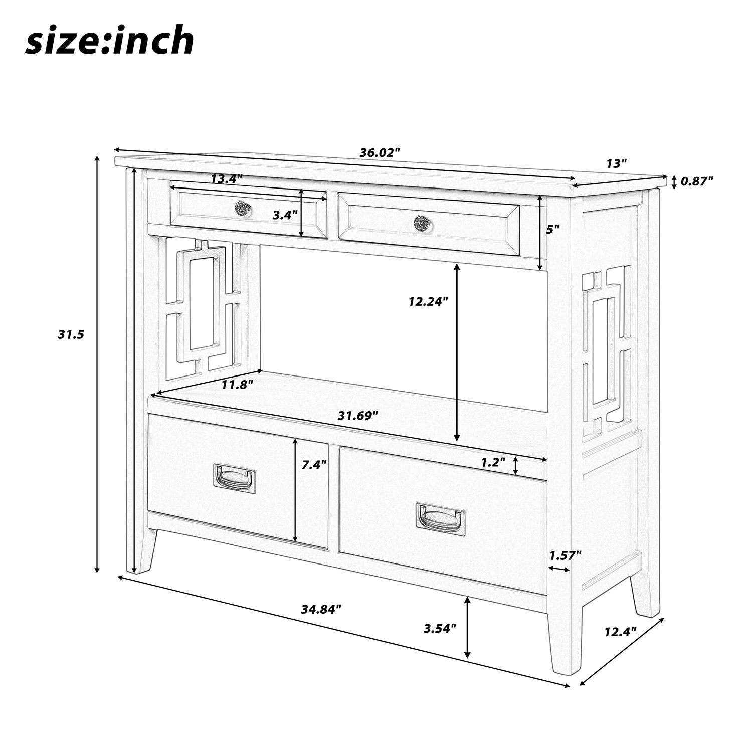 Mondawe OR-06AAK-US Console-Sofa-Tables - View #15
