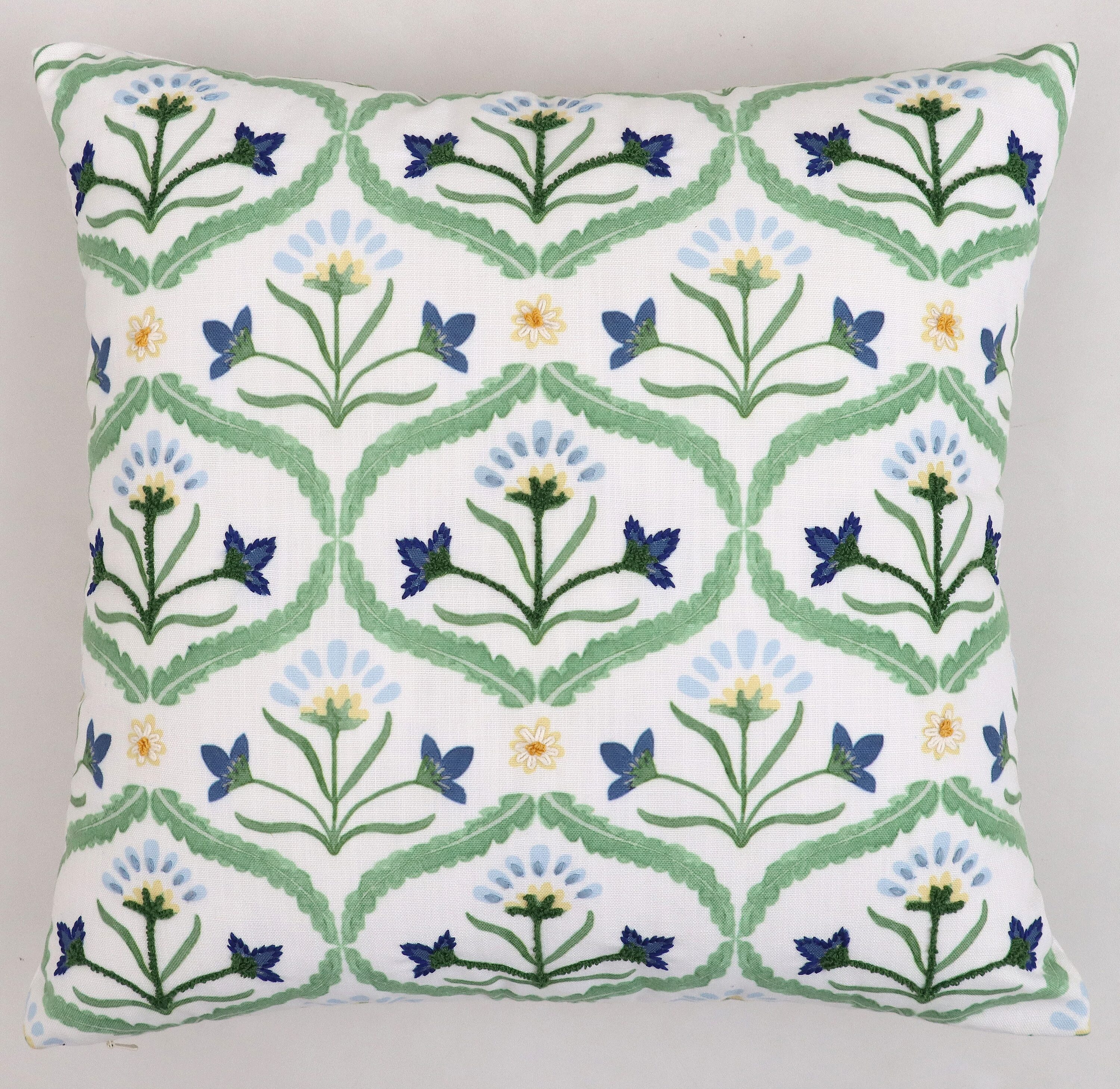 allen + roth 5628323 Pillow 18-in x 18-in Multi Color Square Indoor Decorative Pillow