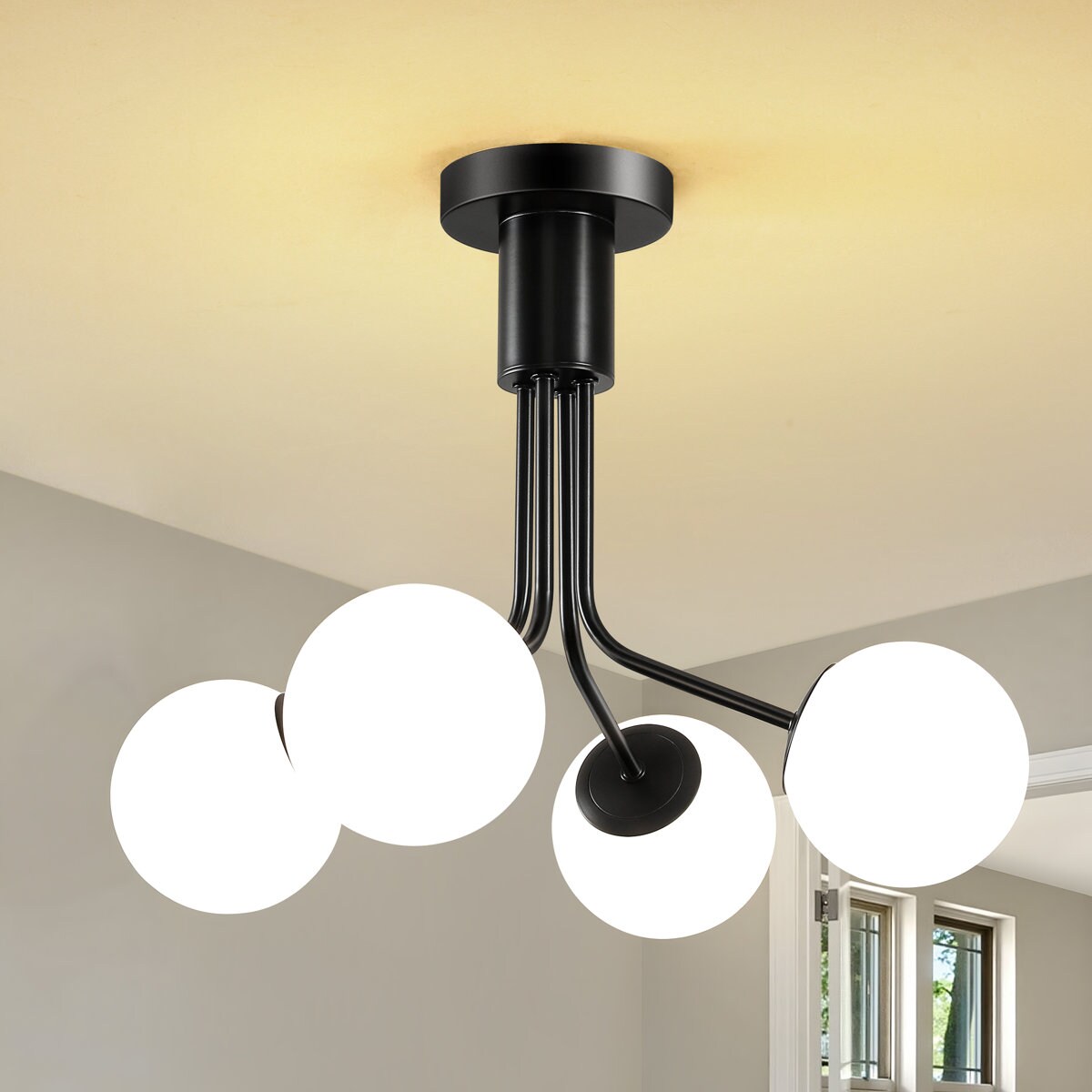 KAISITE 8246CL-04BK-US flushmounts - View #2