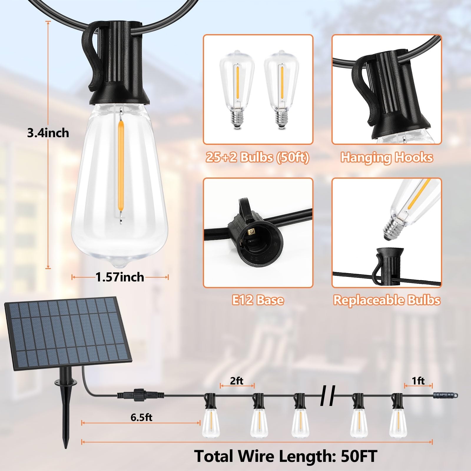 Afoxsos LAF0524F072 Christmas-String-Lights - View #7