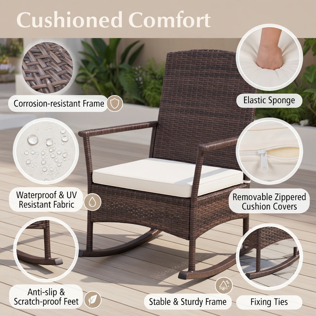 Choco Moon WYC-WQ17676-LS Patio-Conversation-Sets - View #4