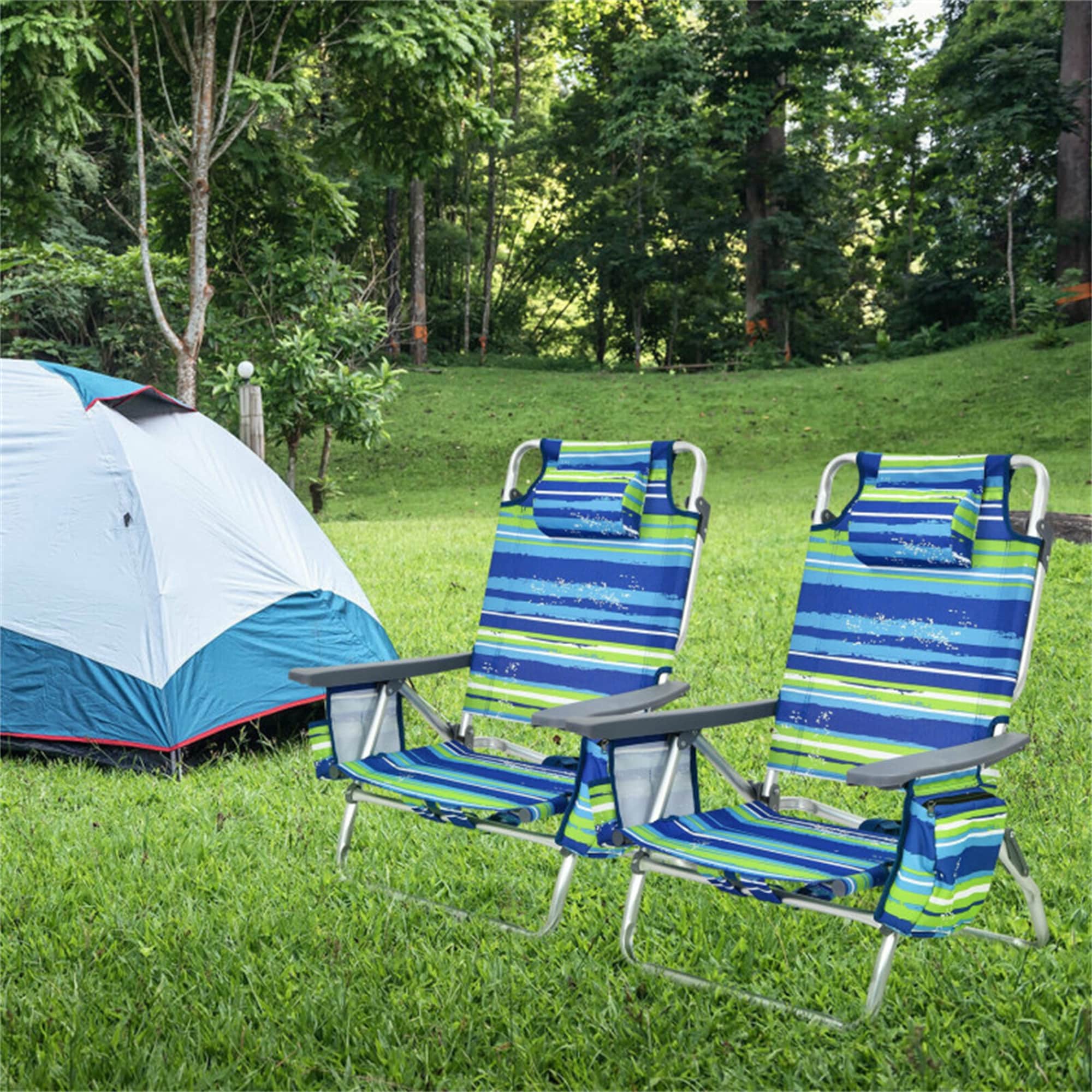 BABOOM BOM-019BL-4-CO Beach-Camping-Chairs - View #2