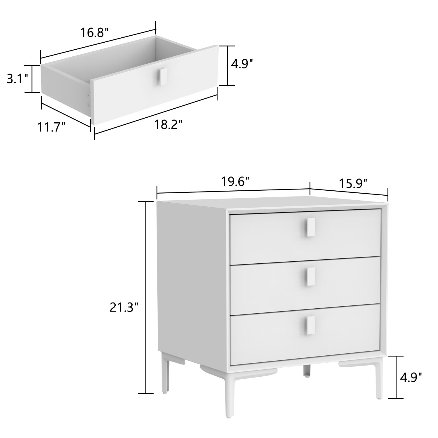 FUFU&GAGA LJY-KF020241-02 nightstands - View #8