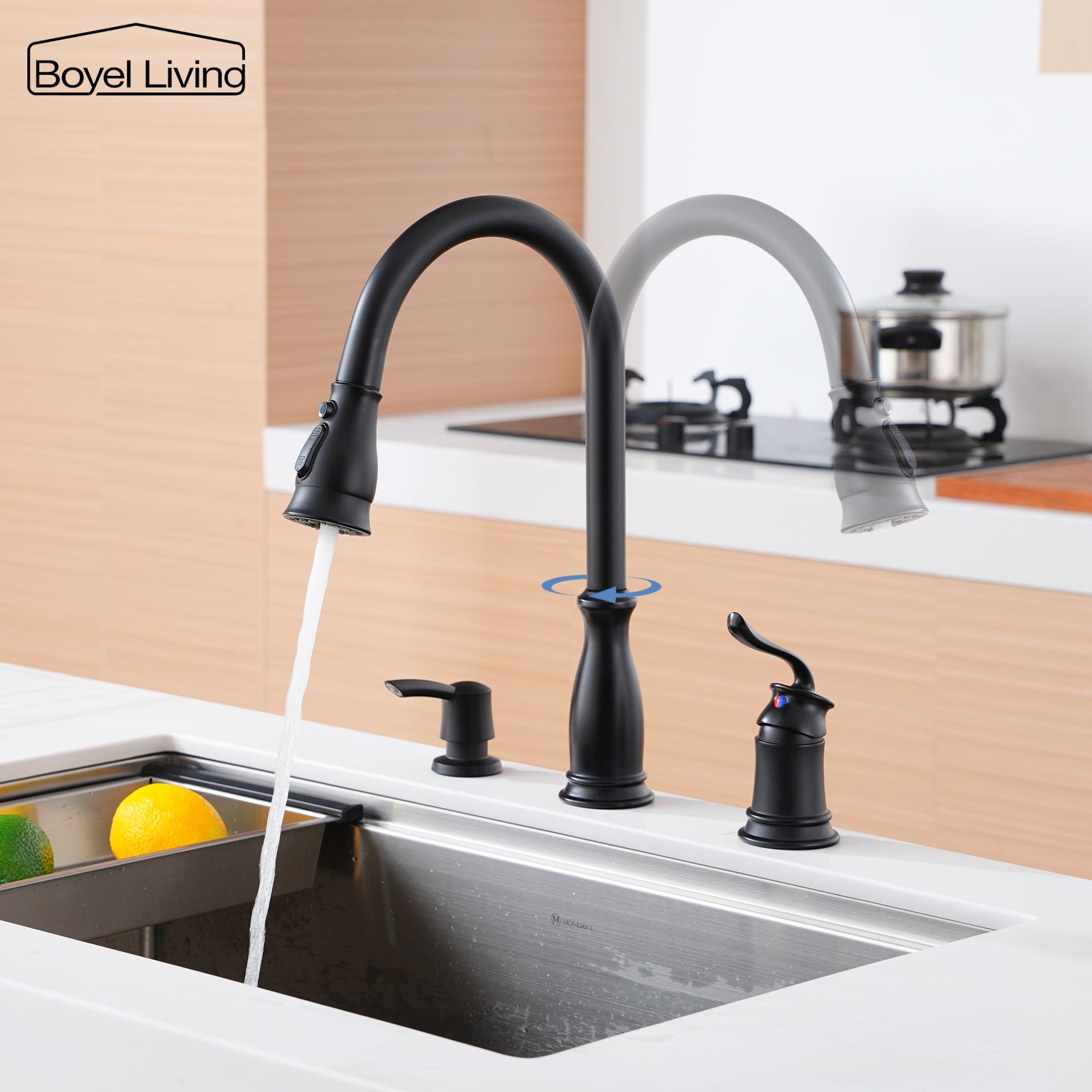 Boyel Living BL-APS254-MB Kitchen-Faucets - View #13