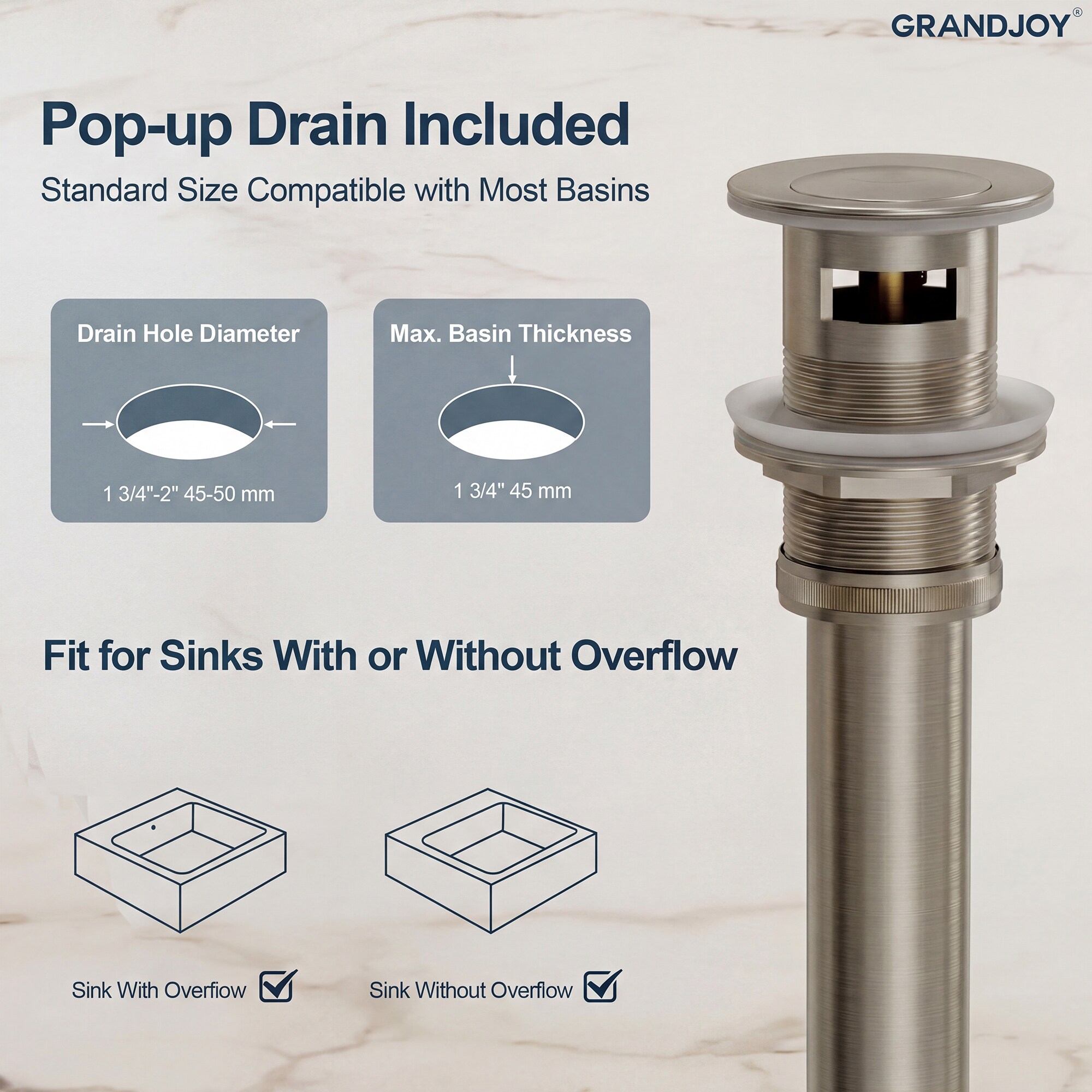 GRANDJOY SGF11GJ-83BN Lavatory-Faucets - View #10