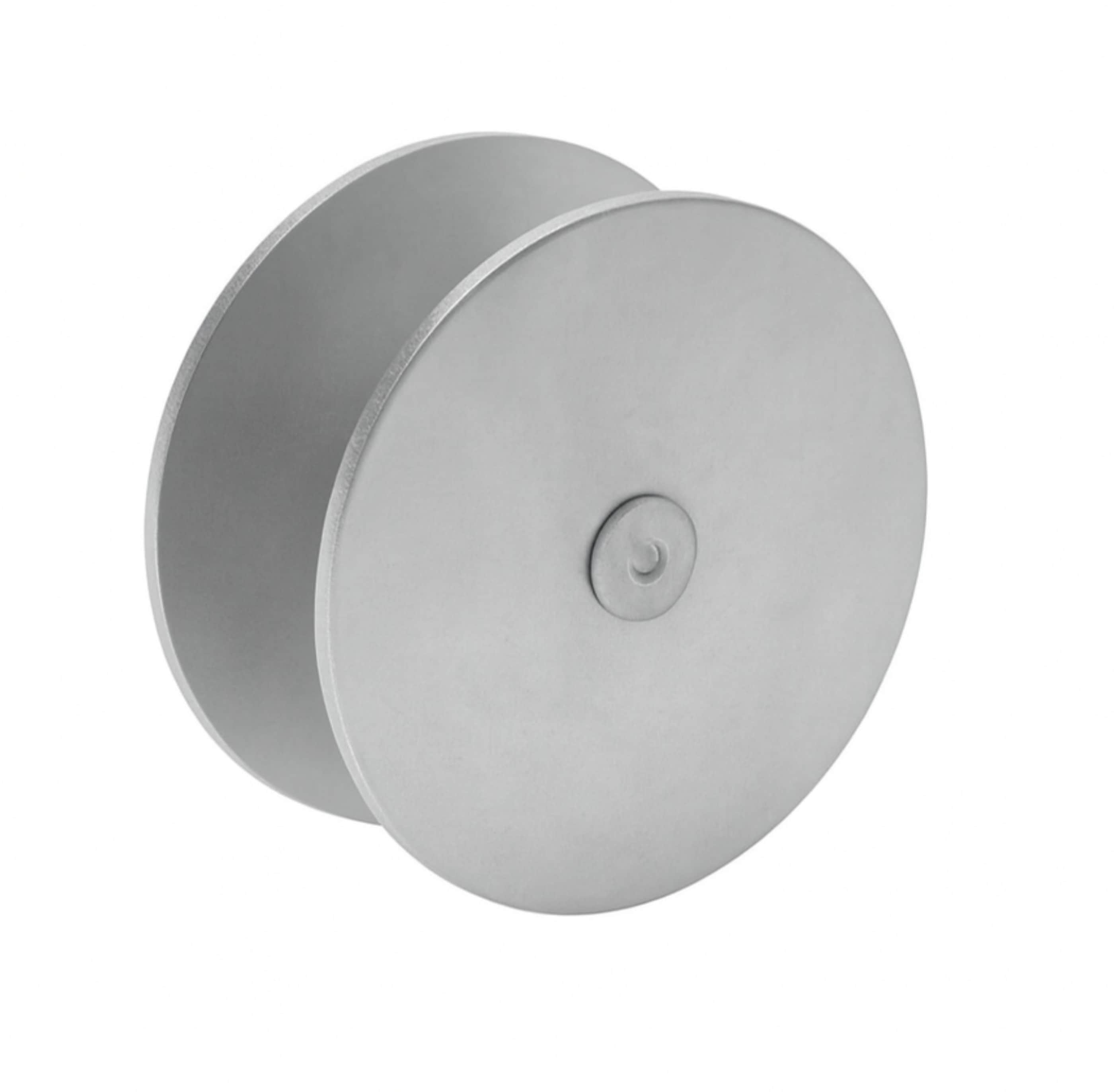 Trans-Atlantic Co 2-3/4-in W x 2-3/4-in H Brushed Door Reinforcer Bore hole cover
