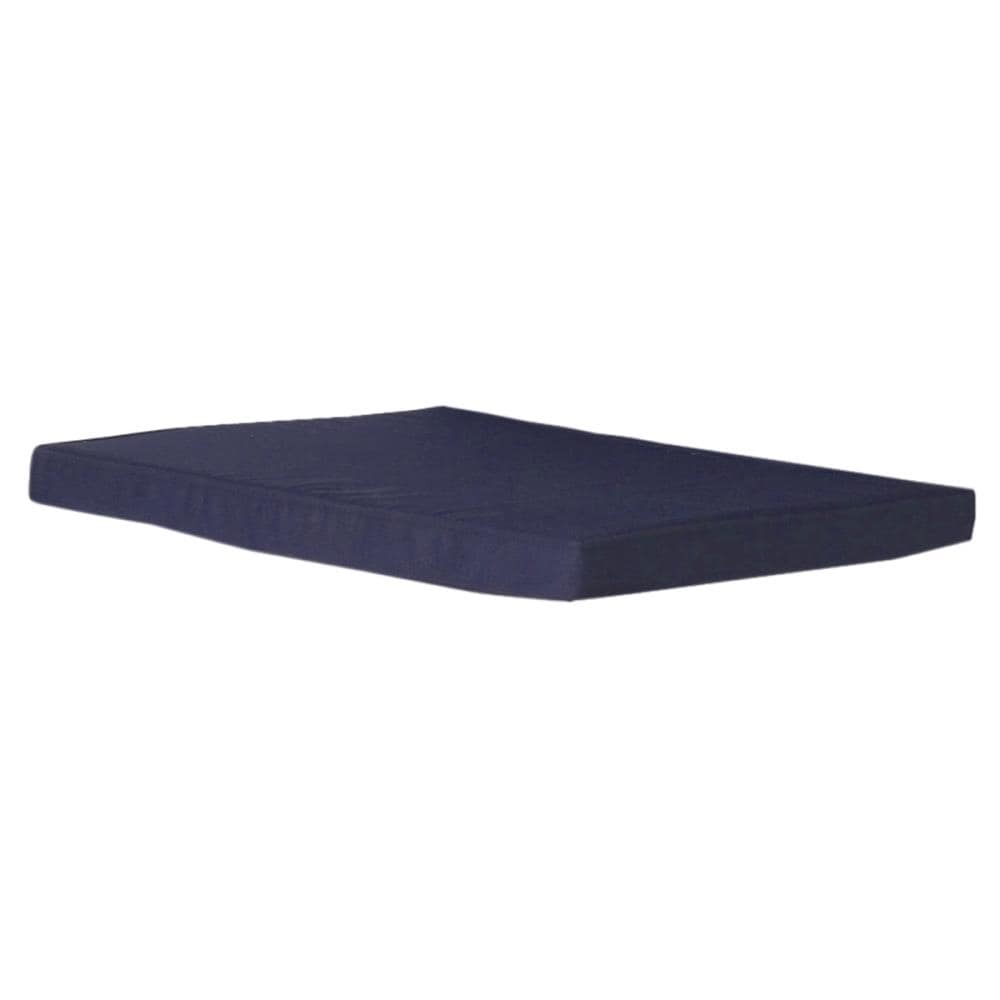 All Things Cedar TC20-2-B 18-in x 17-in Blue Patio chair cushion