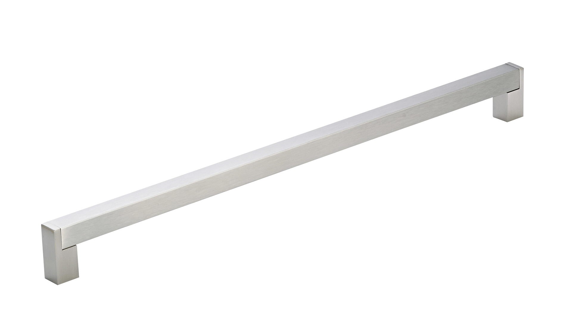 Richelieu BP520384195 Lipari 15-1/8-in , 384mm Center to Center Brushed Nickel Rectangular Handle