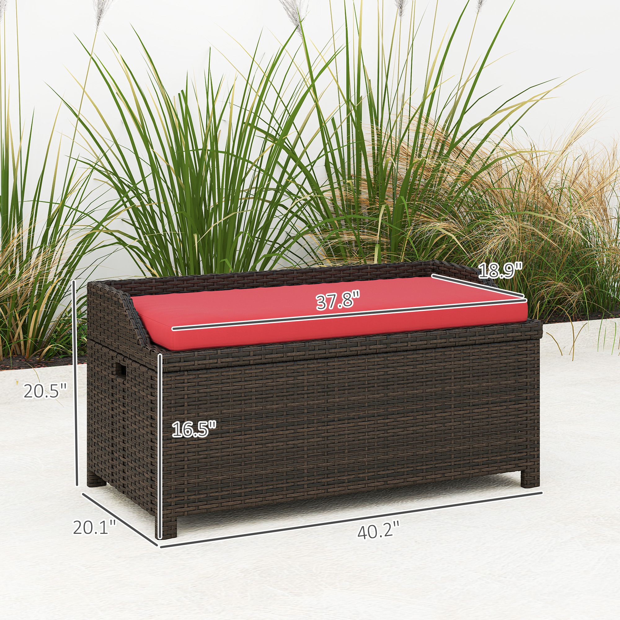 Outsunny 841-153V03BN Deck-Boxes - View #3