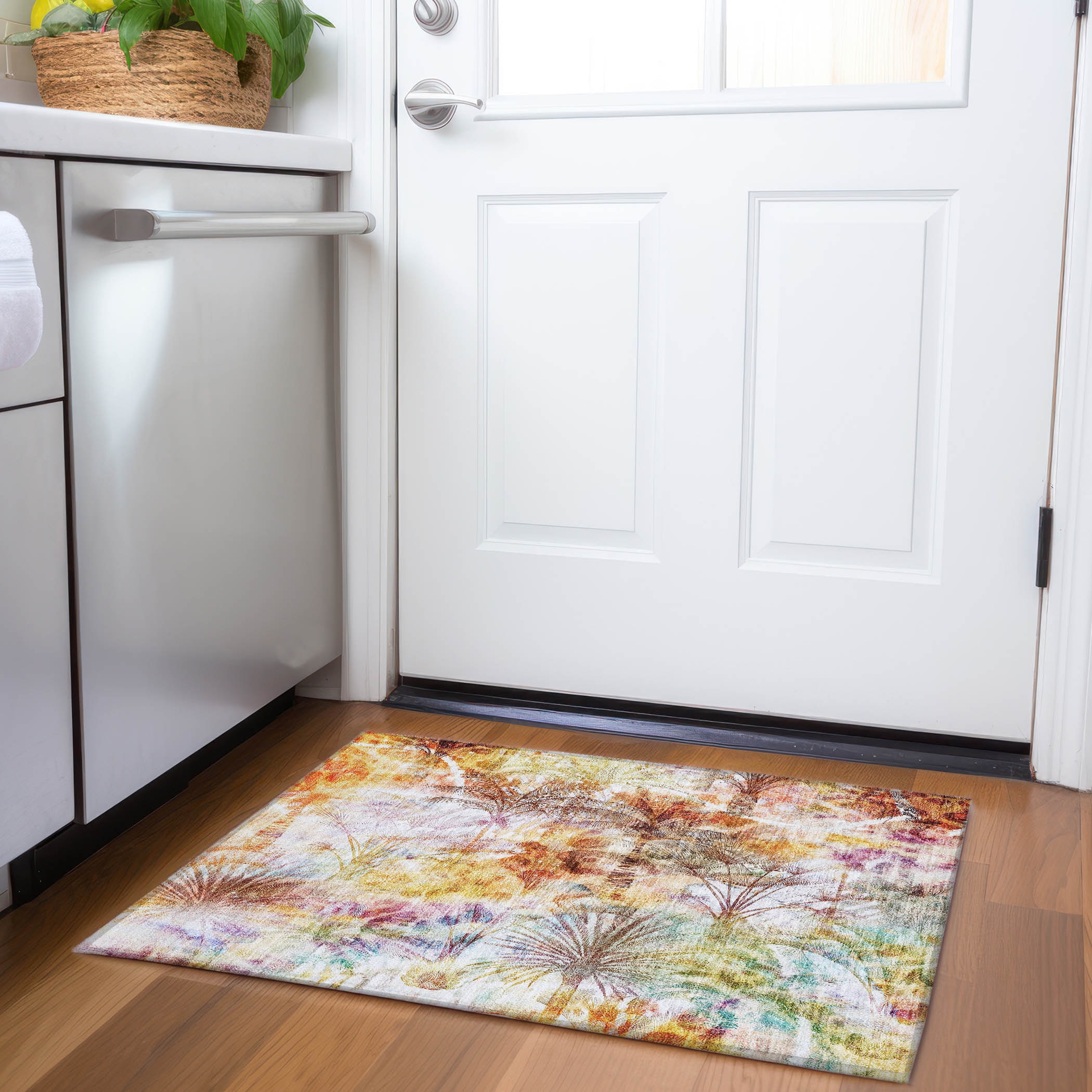 Addison Rugs AMF210MU20X30 Mayfield AMF210MU 2 x 3 (ft) Loomed Polyester Multi Rectangular Indoor Geometric Machine washable Area rug