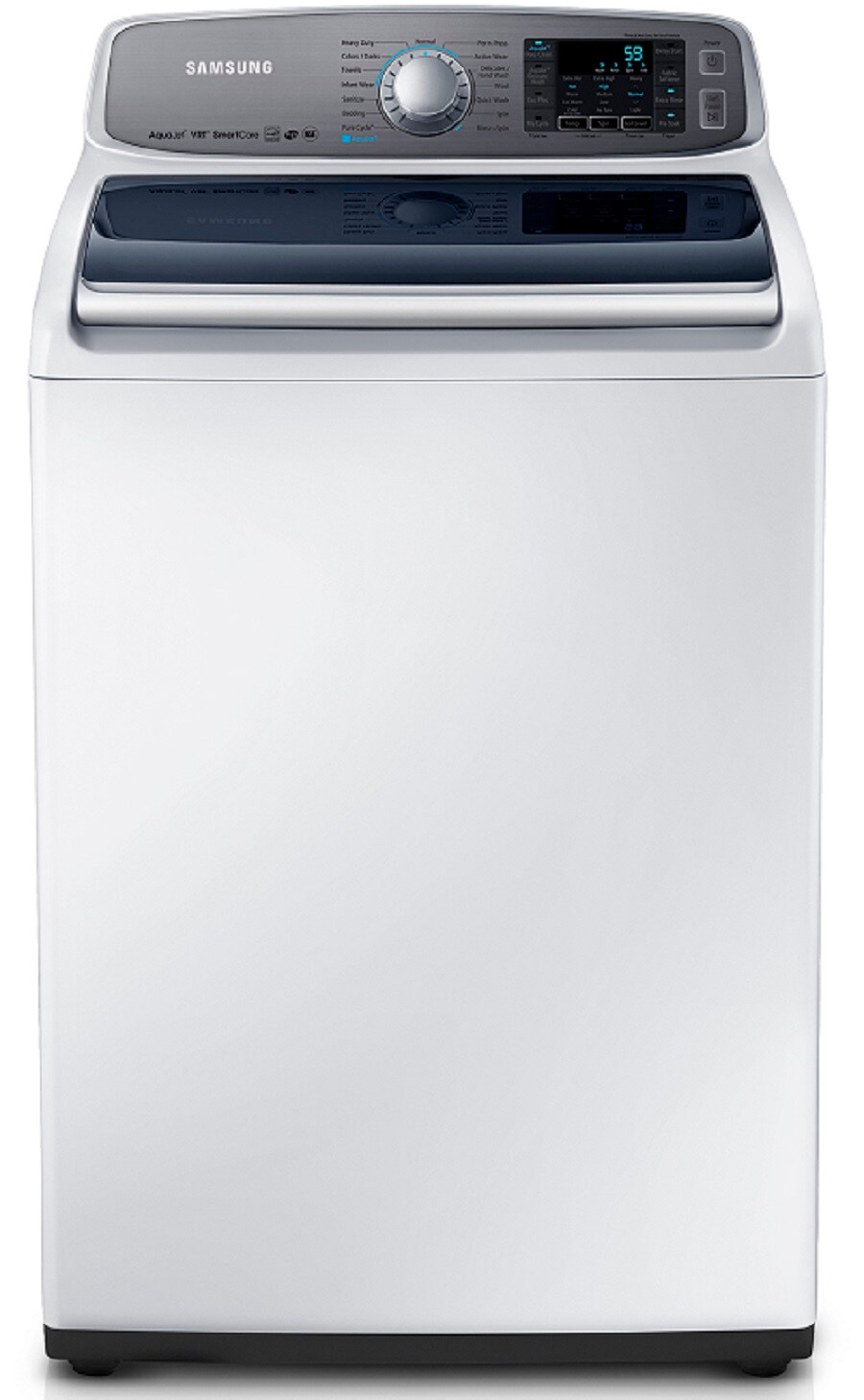 Samsung WA50F9A8DSW 5-cu ft High Efficiency Impeller Top-Load Washer (White)